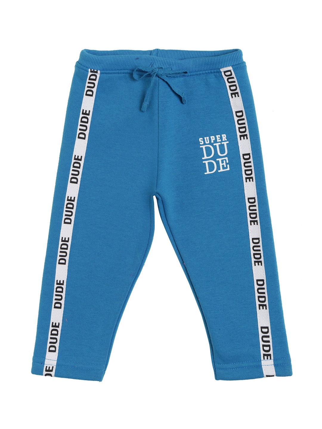 

Bodycare Kids Boys Blue Regular Fit Printed Cotton Track Pants