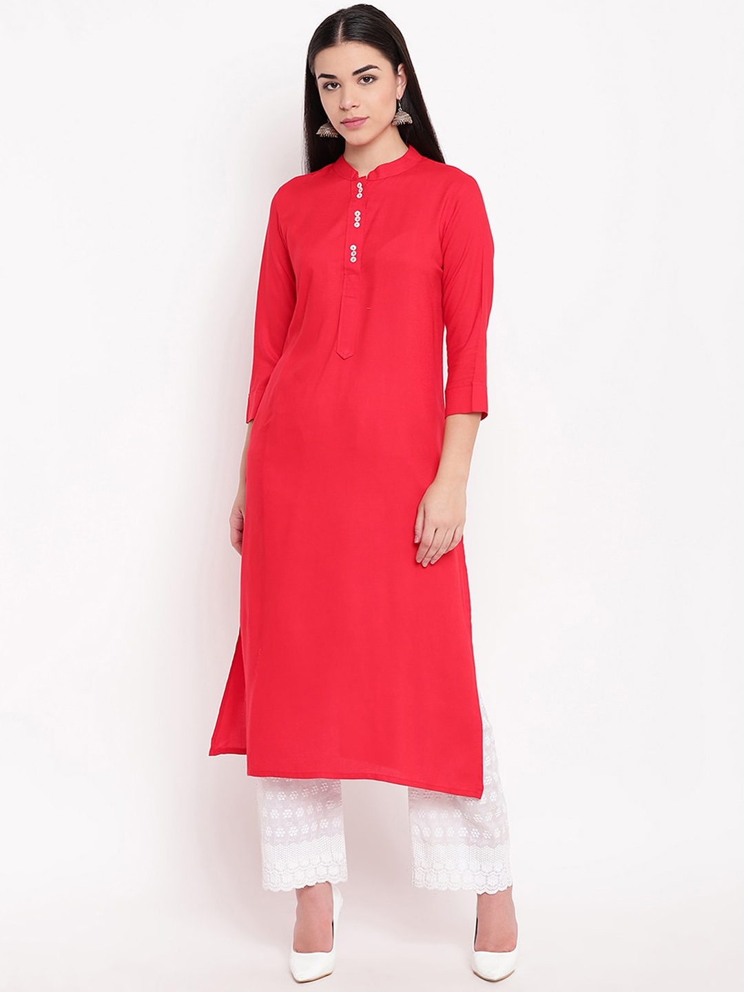 

FABNEST Women Pink Kurta