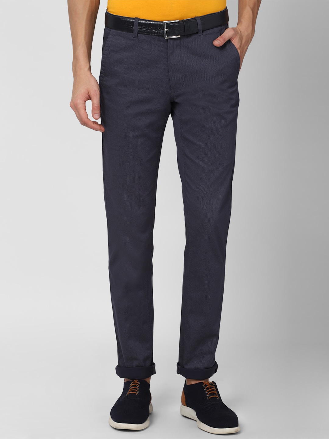 

Van Heusen Sport Men Navy Blue Slim Fit Chinos Trousers