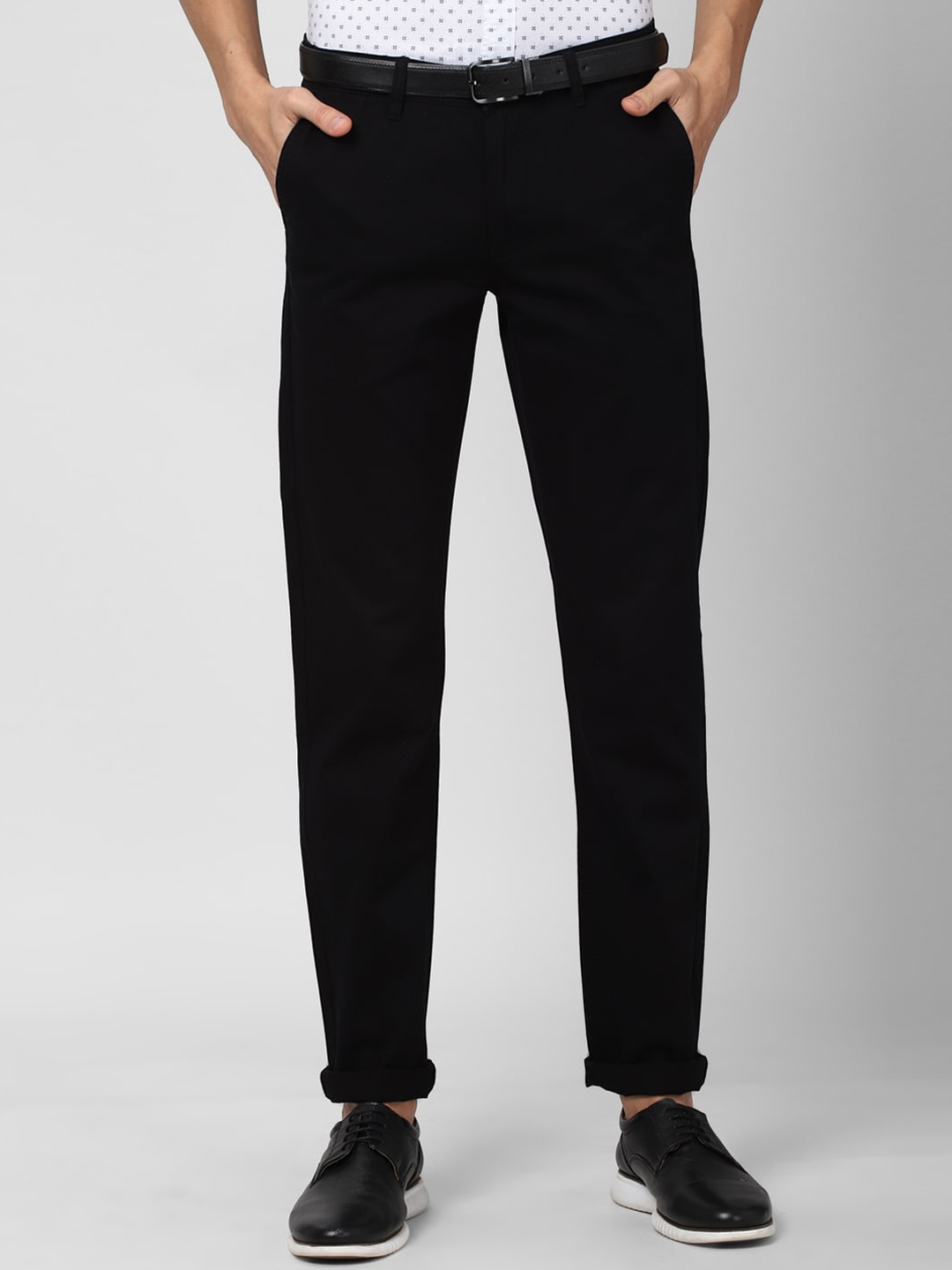 

Van Heusen Sport Men Black Slim Fit Trousers