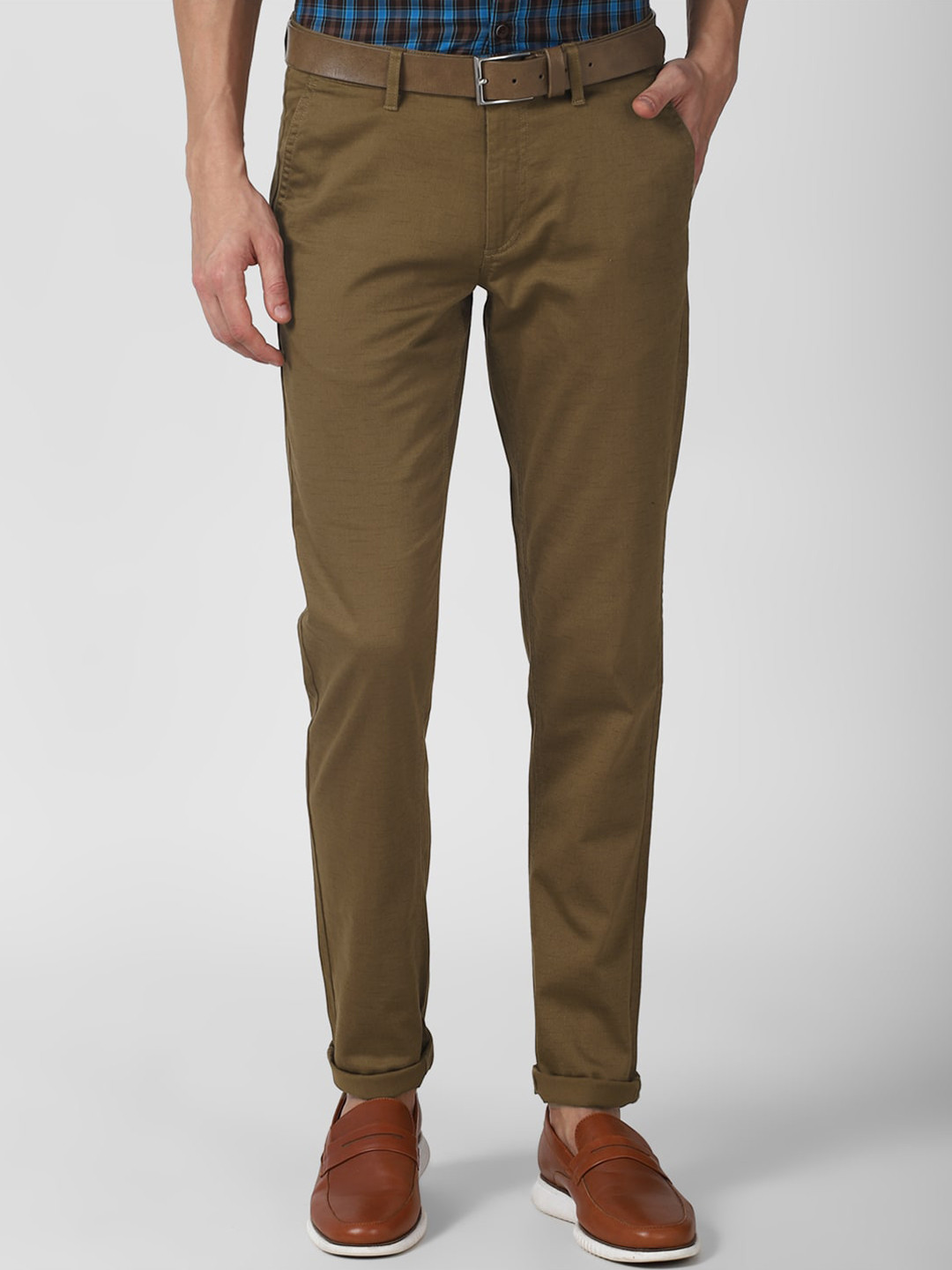 

Van Heusen Sport Men Brown Slim Fit Regular Trousers