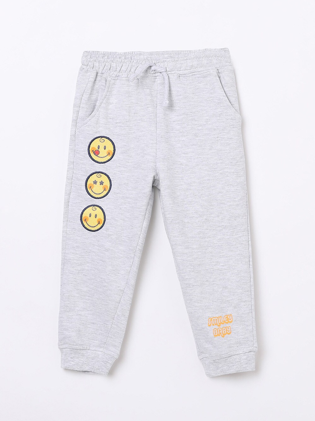 

Juniors Girls Grey Solid Track Pants