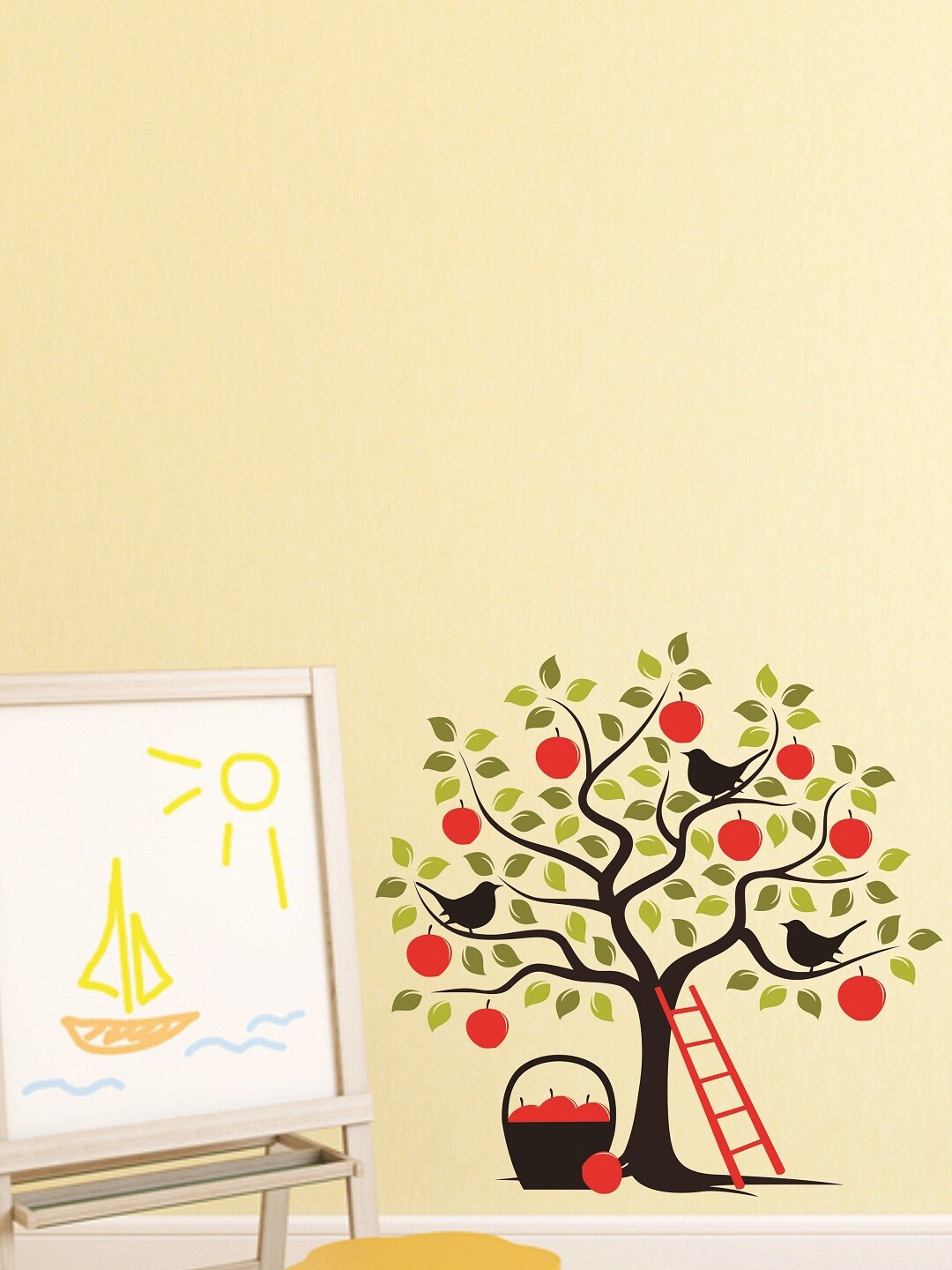 

WALLSTICK Black & Red Large Vinyl Sticker