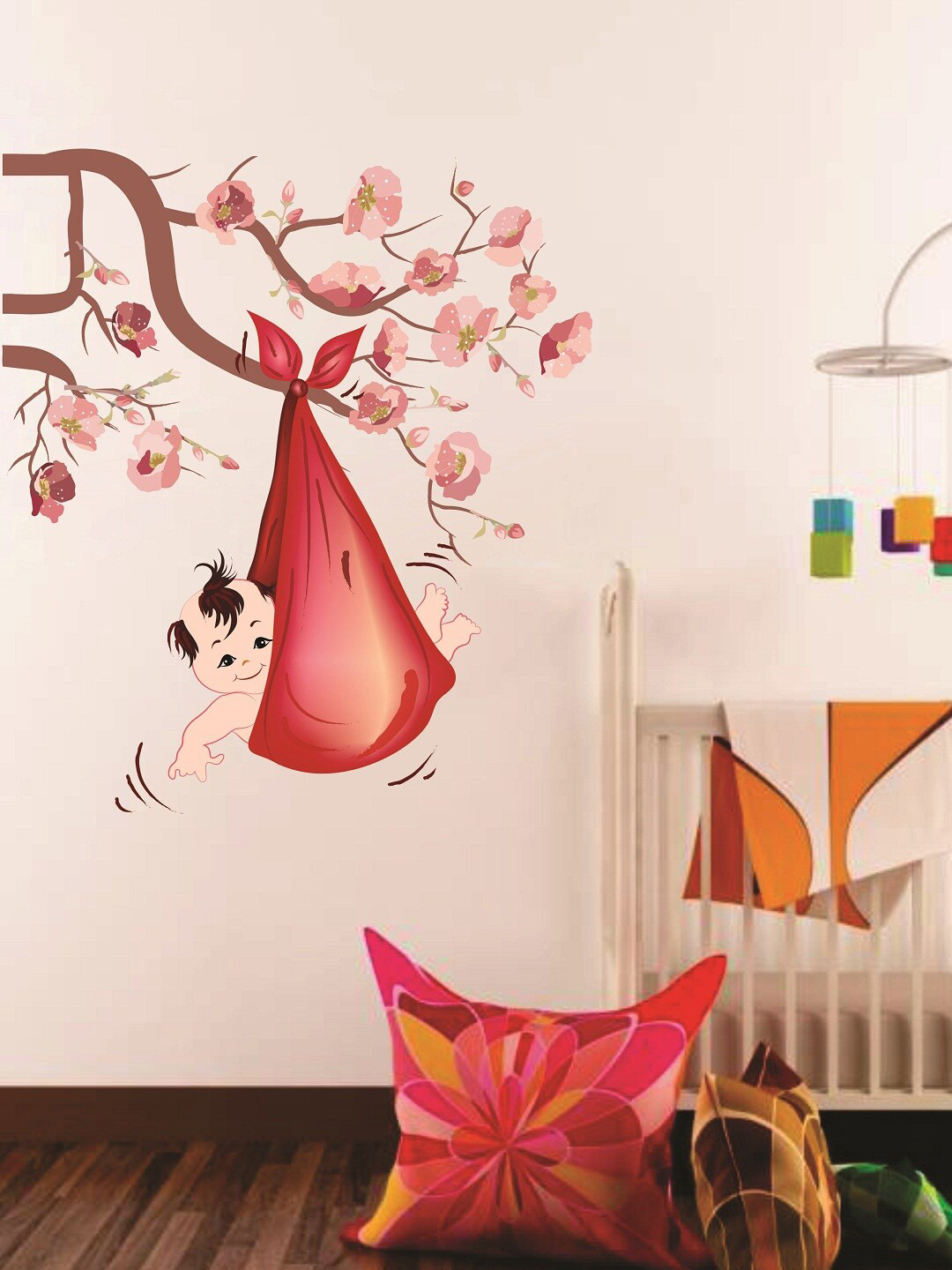 

WALLSTICK Pink Large Vinyl Wall Sticker