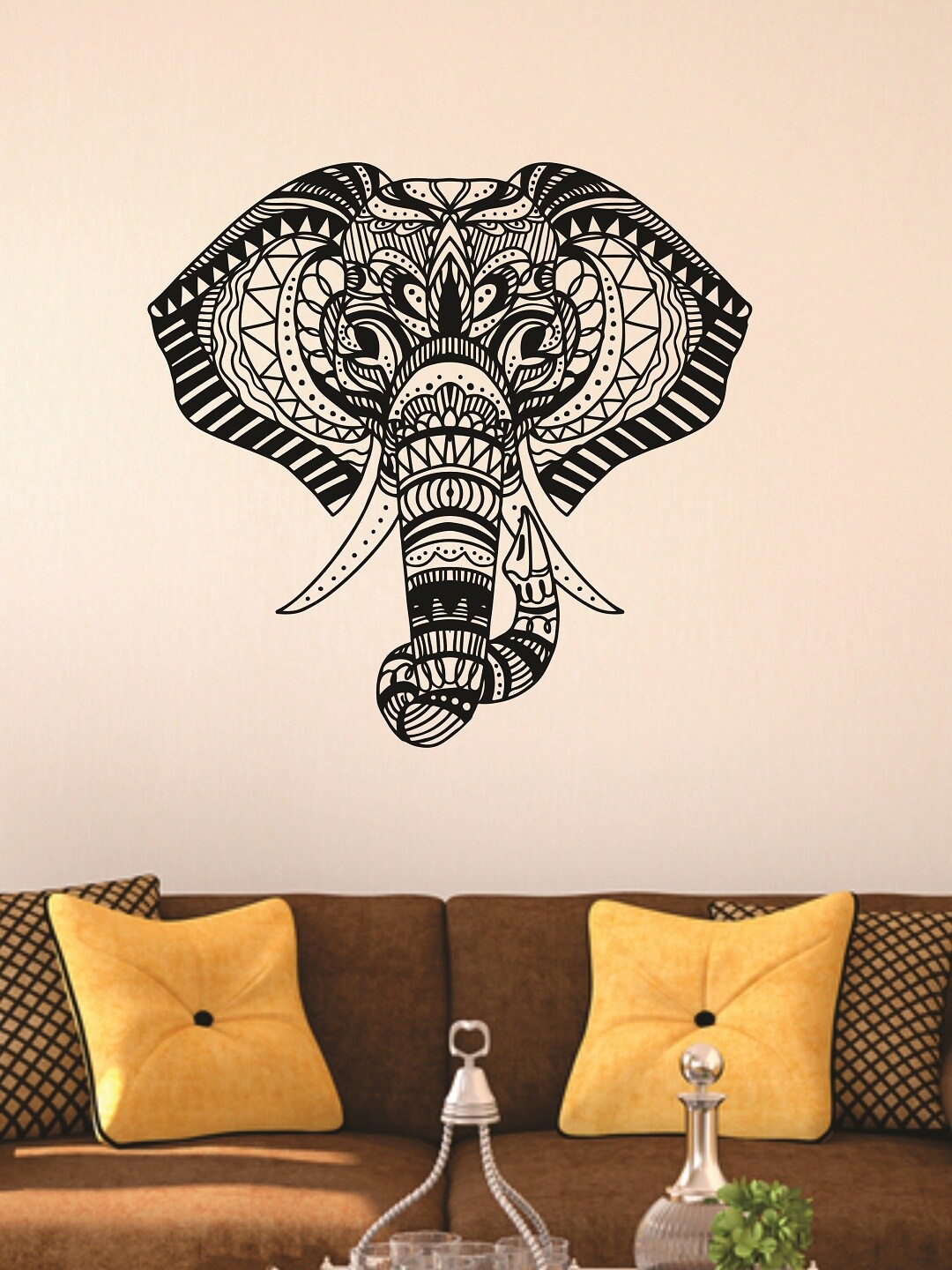 

WALLSTICK Black Elephant Large Vinyl Wall Sticker