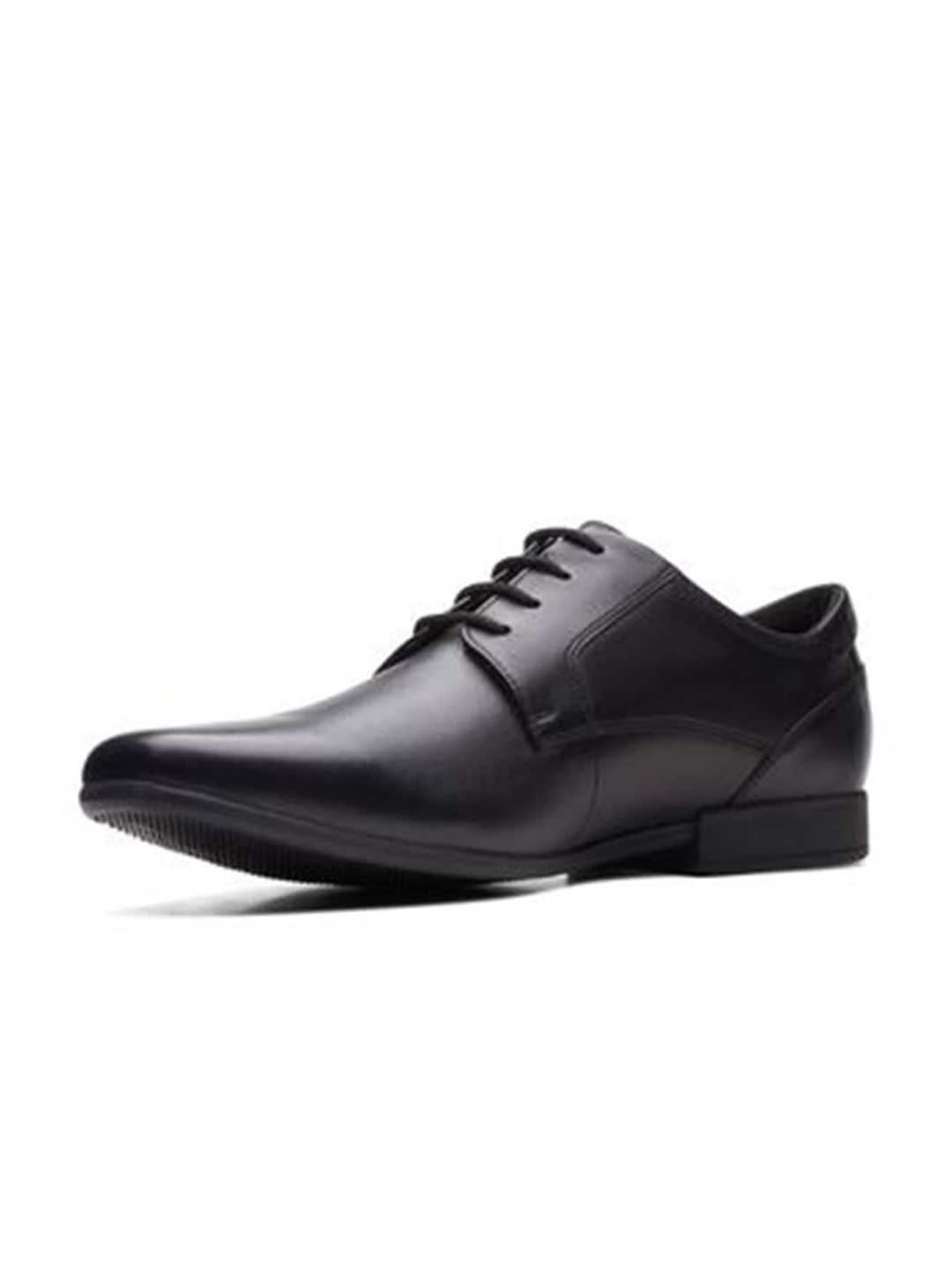 

Clarks Men Black Leather Derbys