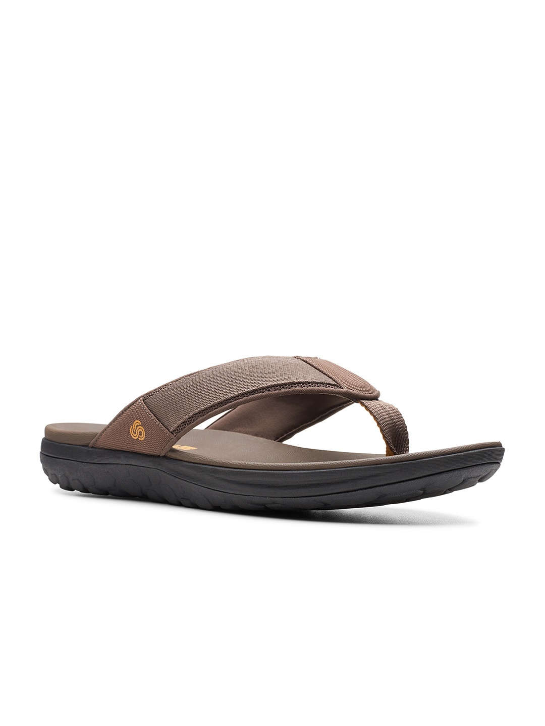 

Clarks Men Brown Solid Comfort Sandals