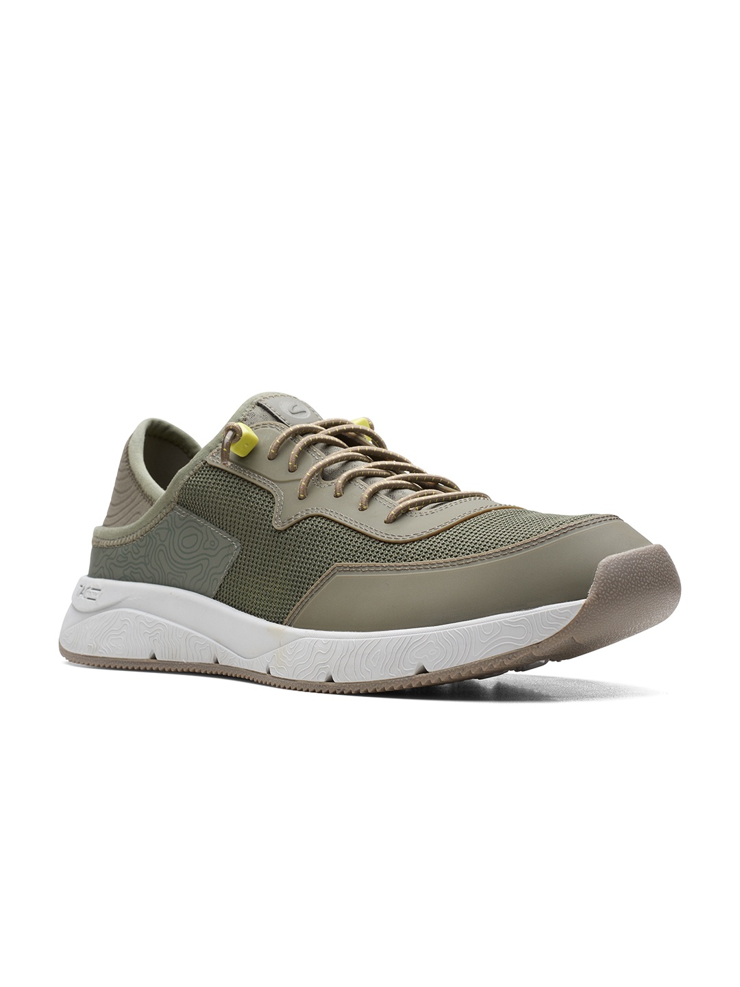 

Clarks Men Green Perforations Sneakers