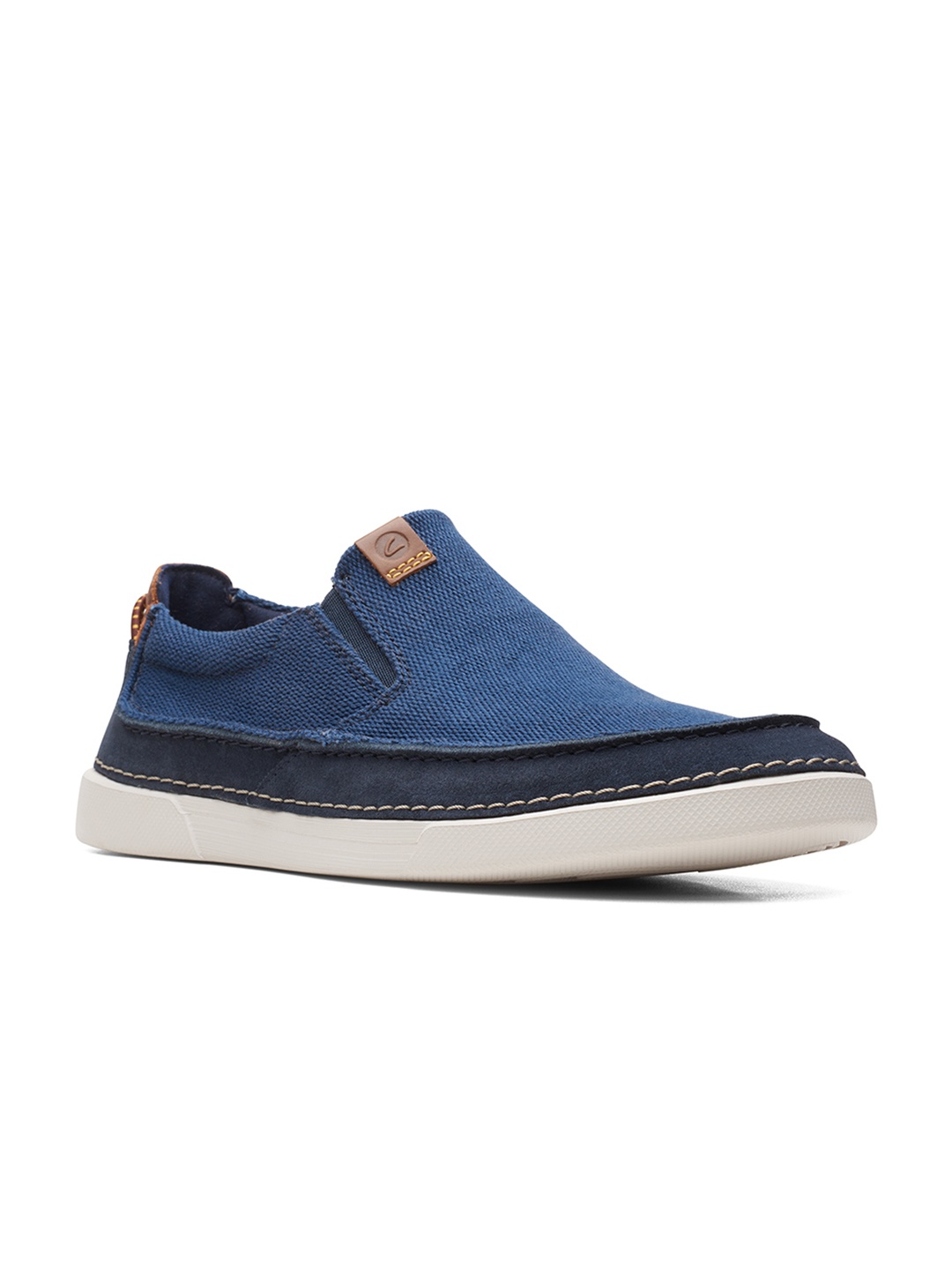 

Clarks Men Blue Suede Slip On Sneakers