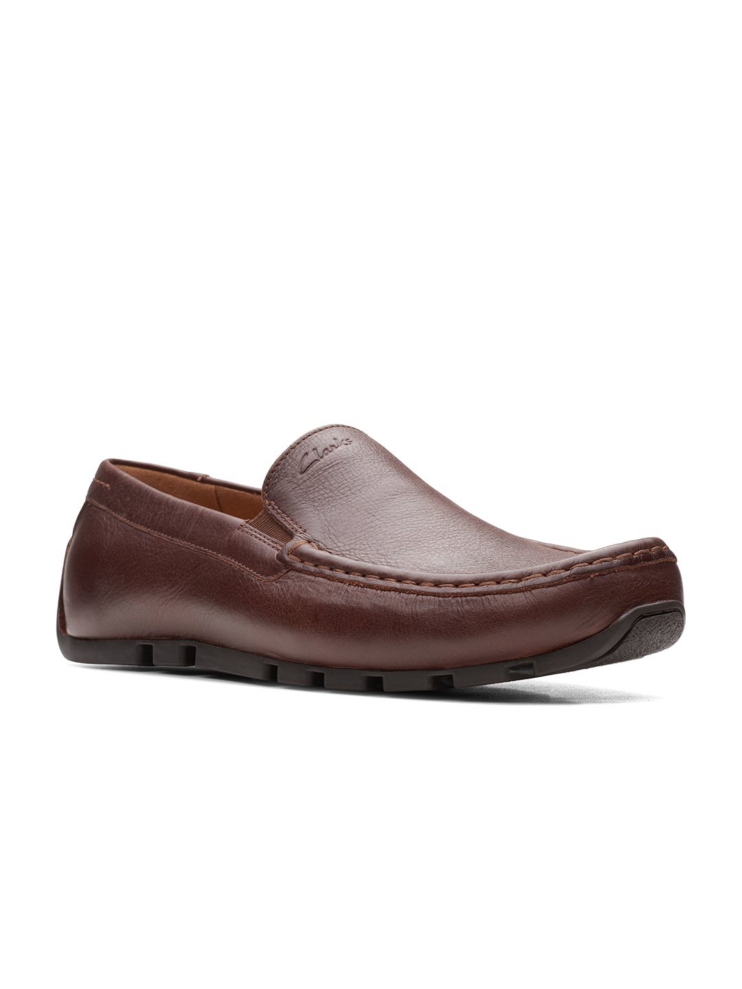 

Clarks Men Brown Solid Loafers