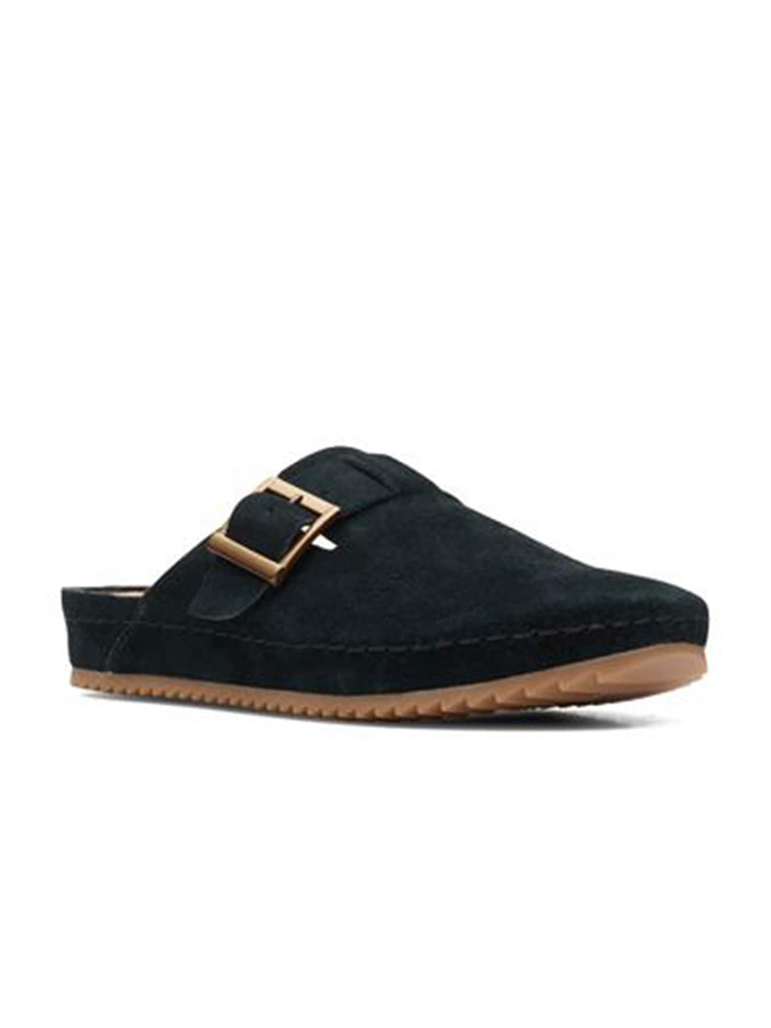 

Clarks Women Black Suede Slip-On Sneakers
