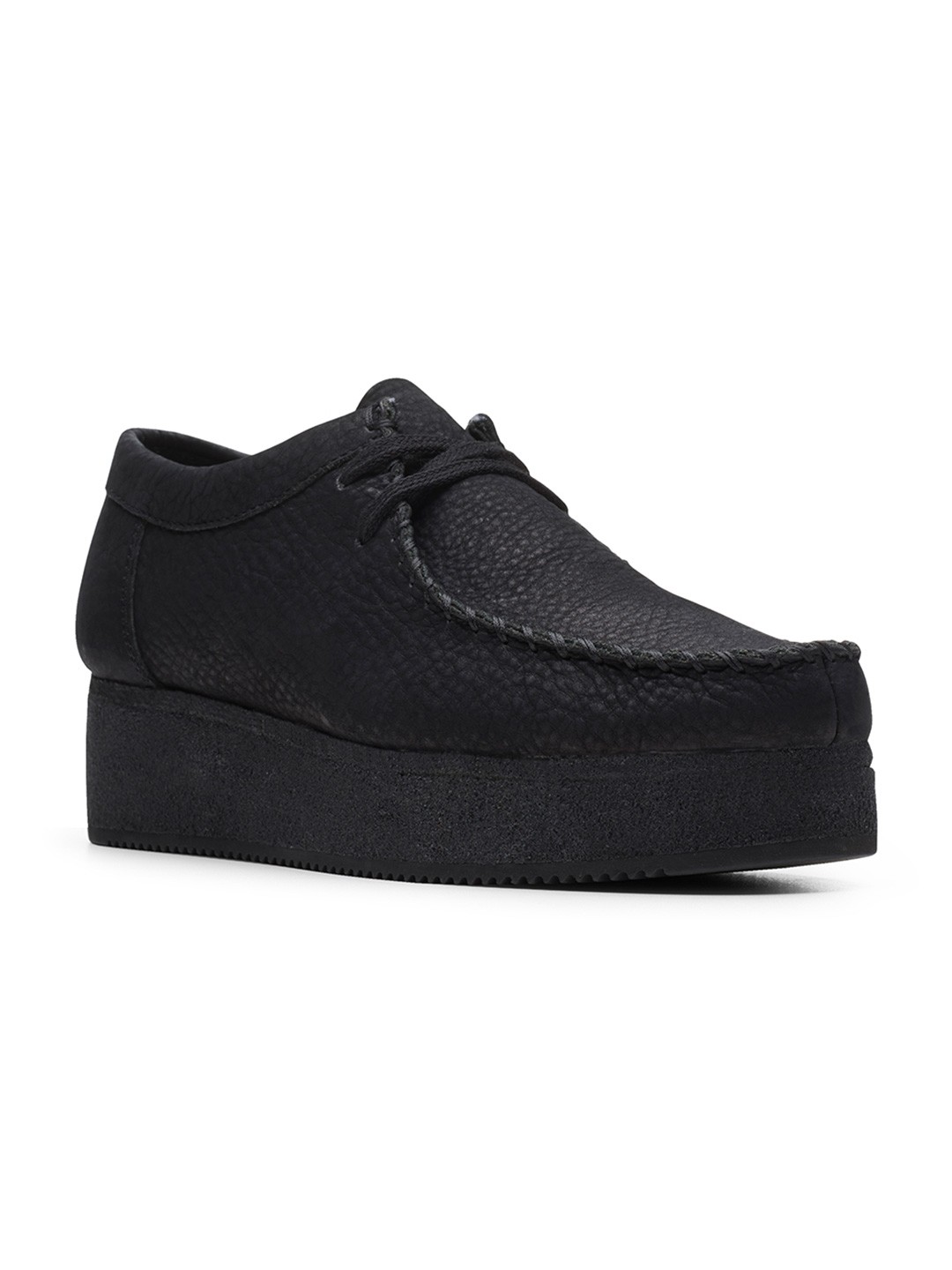 

Clarks Women Black Nubuck Casual Sneakers