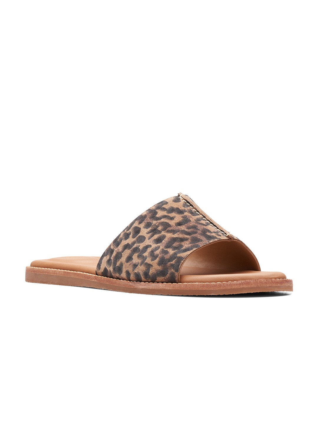 

Clarks Women Beige Printed Open Toe Flats
