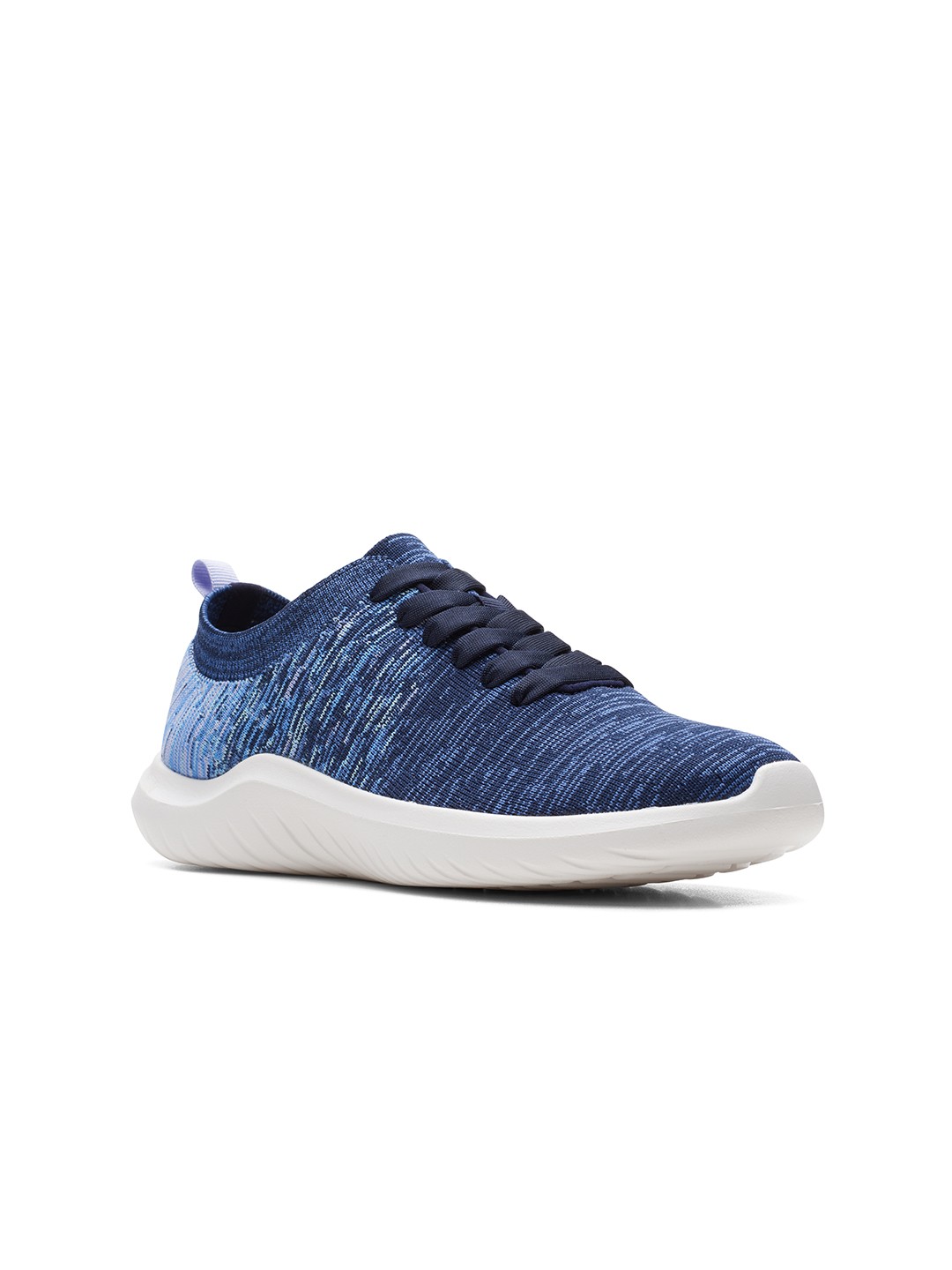 

Clarks Women Navy Blue Woven Design Sneakers