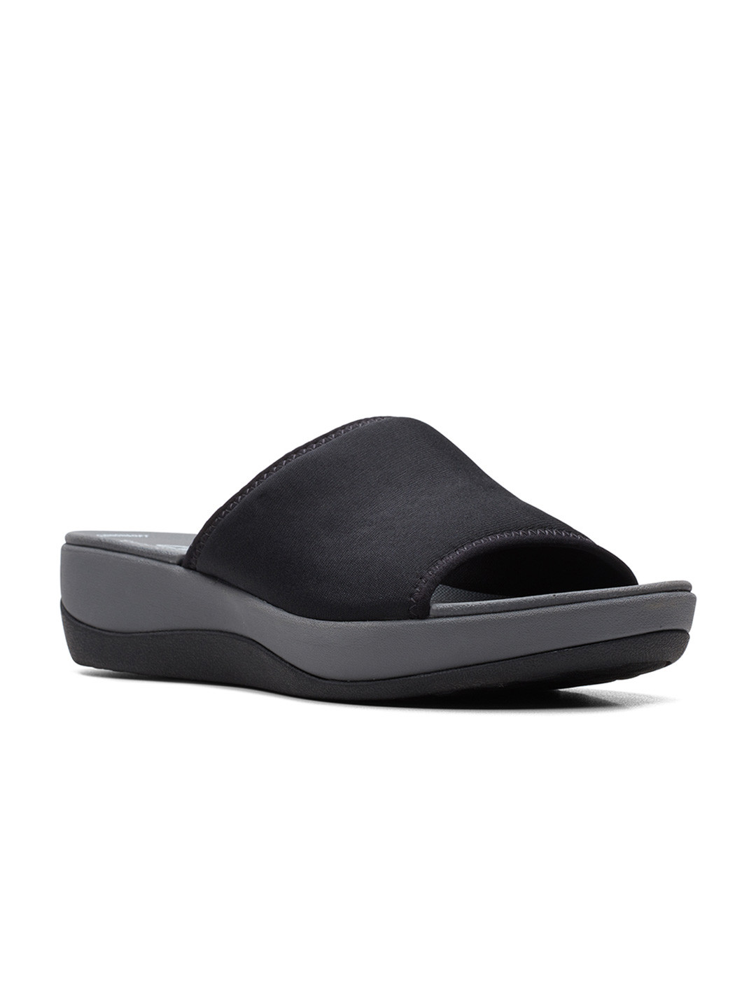 

Clarks Women Black Open Toe Flats