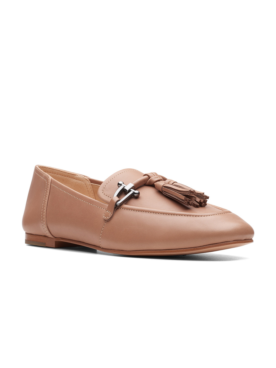 

Clarks Women Purple Leather Derbys
