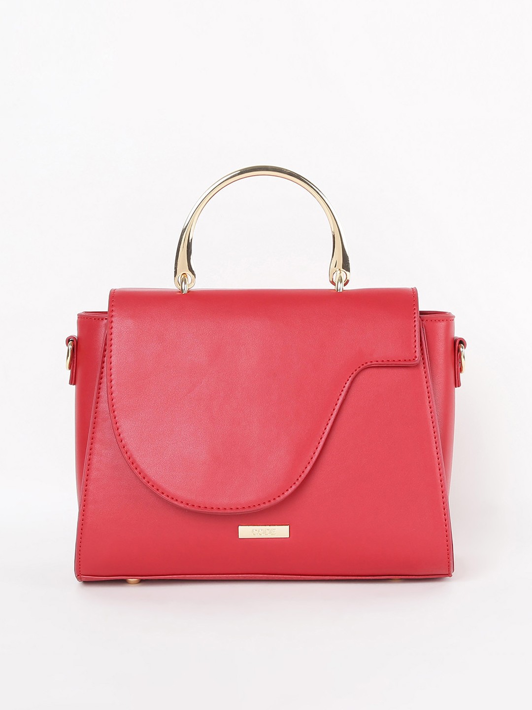 

CODE by Lifestyle Red Structured Satchel