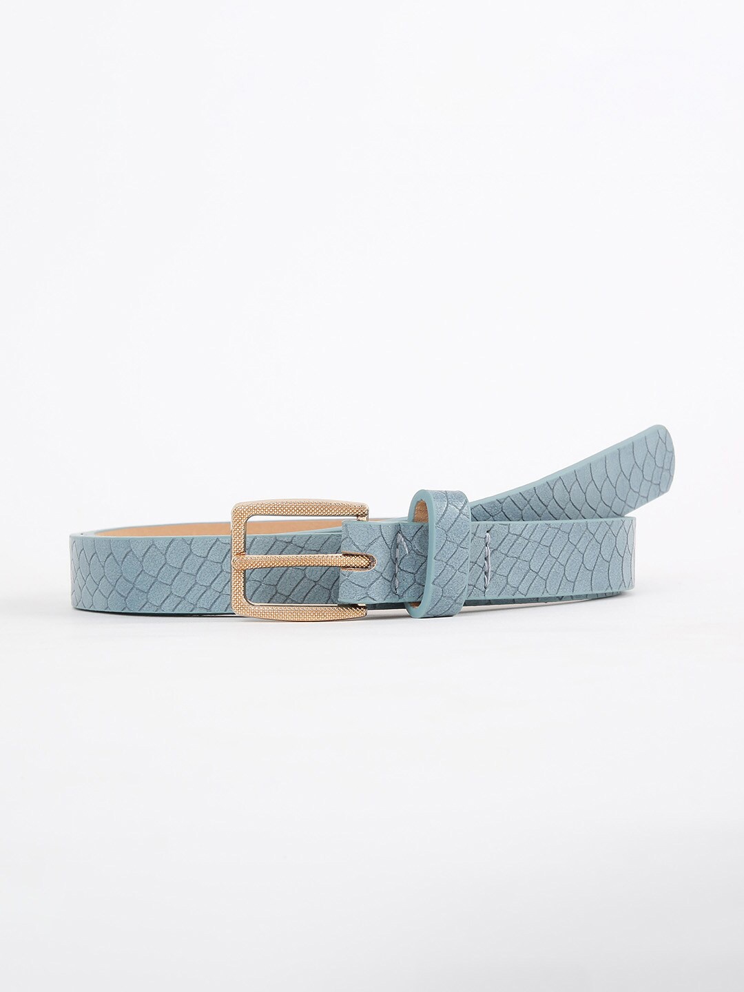 

Ginger by Lifestyle Women Blue Textured Belt