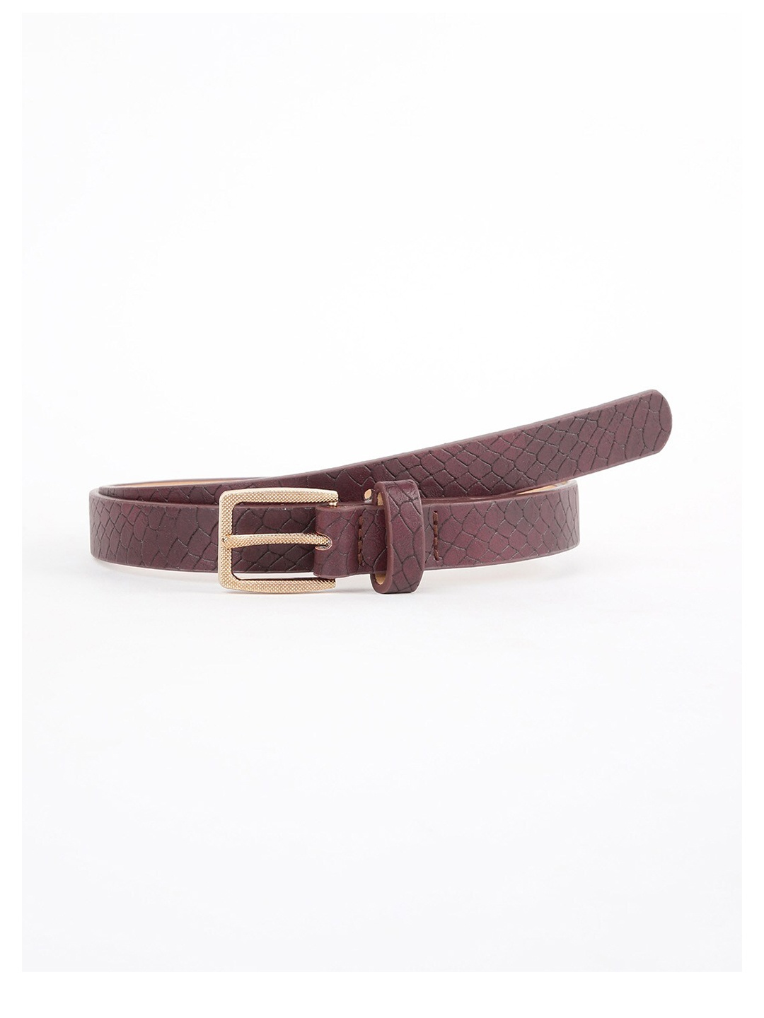 

Ginger by Lifestyle Women Textured Belt, Red