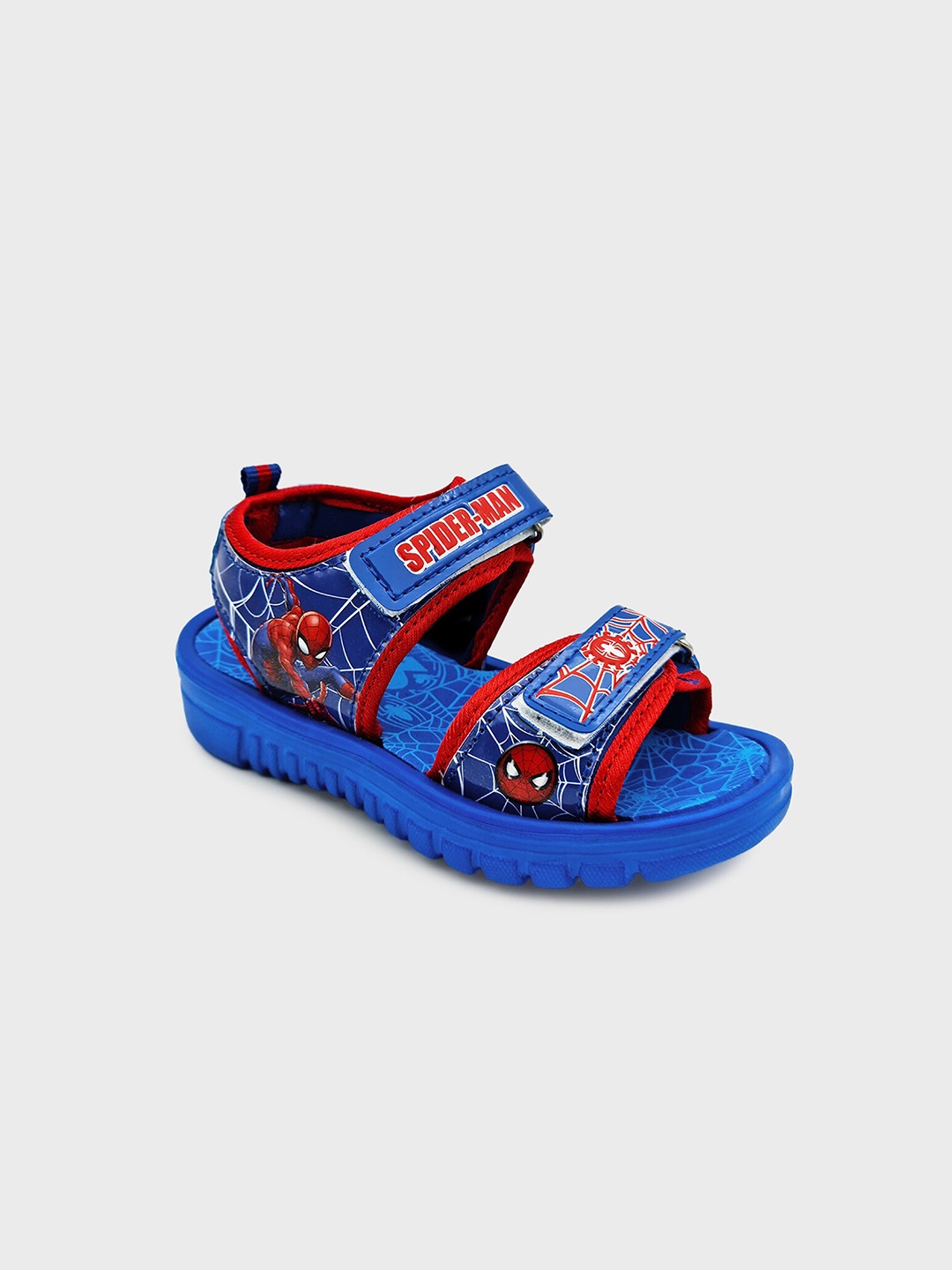 

Kids Ville Boys Blue Spiderman Featured Sandals