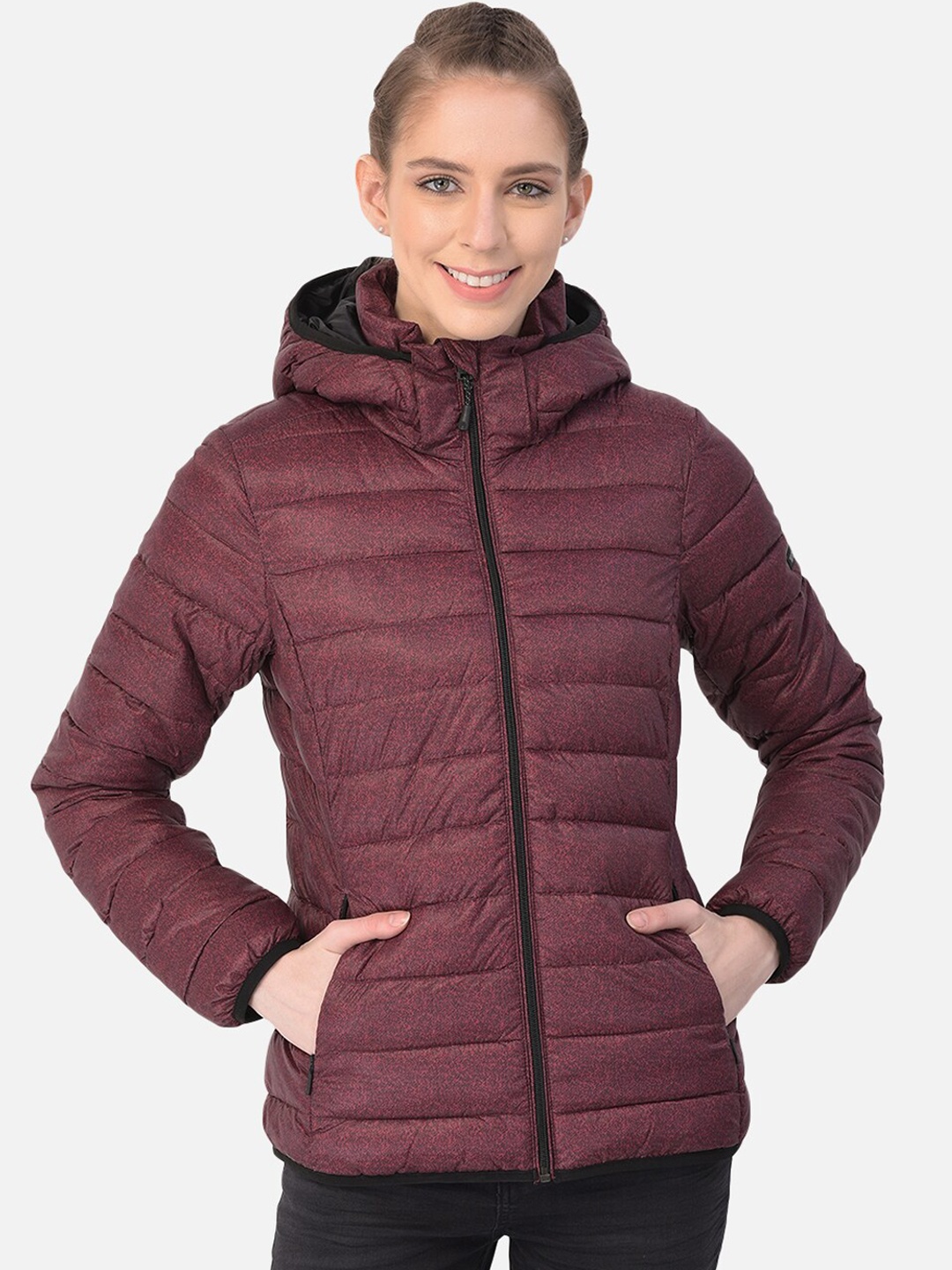 

Woodland Women Burgundy Puffer Jacket