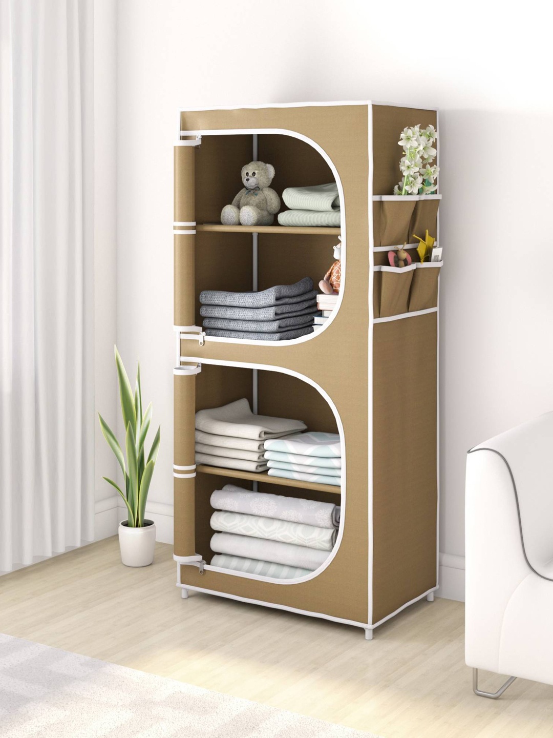 

Sasimo Beige Solid Organisers