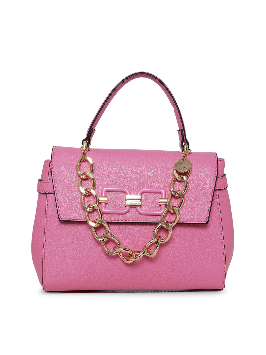 

ALDO Pink Structured Handheld Bag