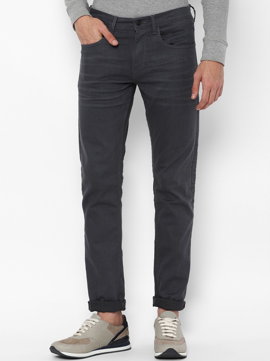 

Allen Solly Men Grey Slim Fit Jeans