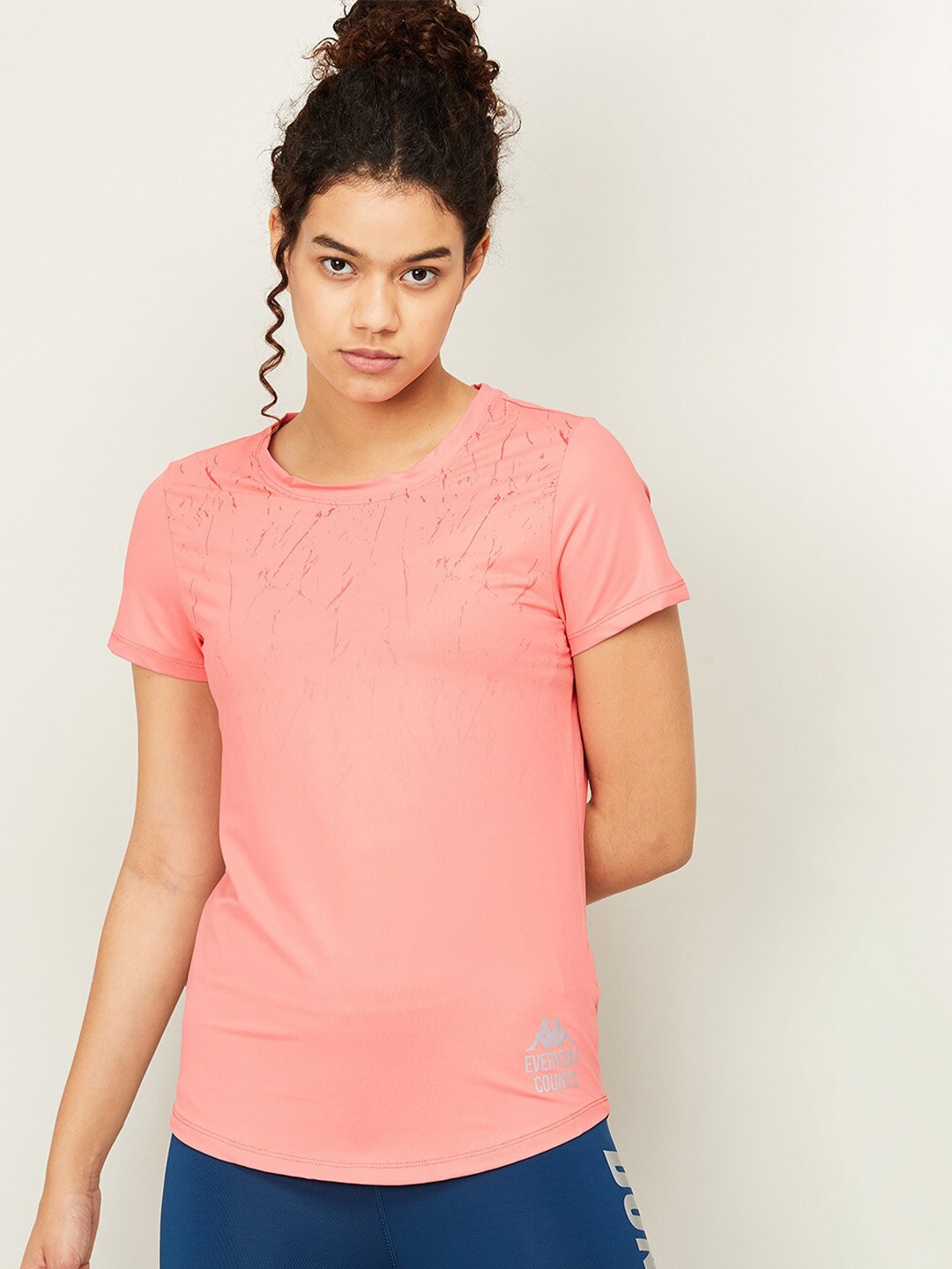 

Kappa Women Coral Printed T-shirt