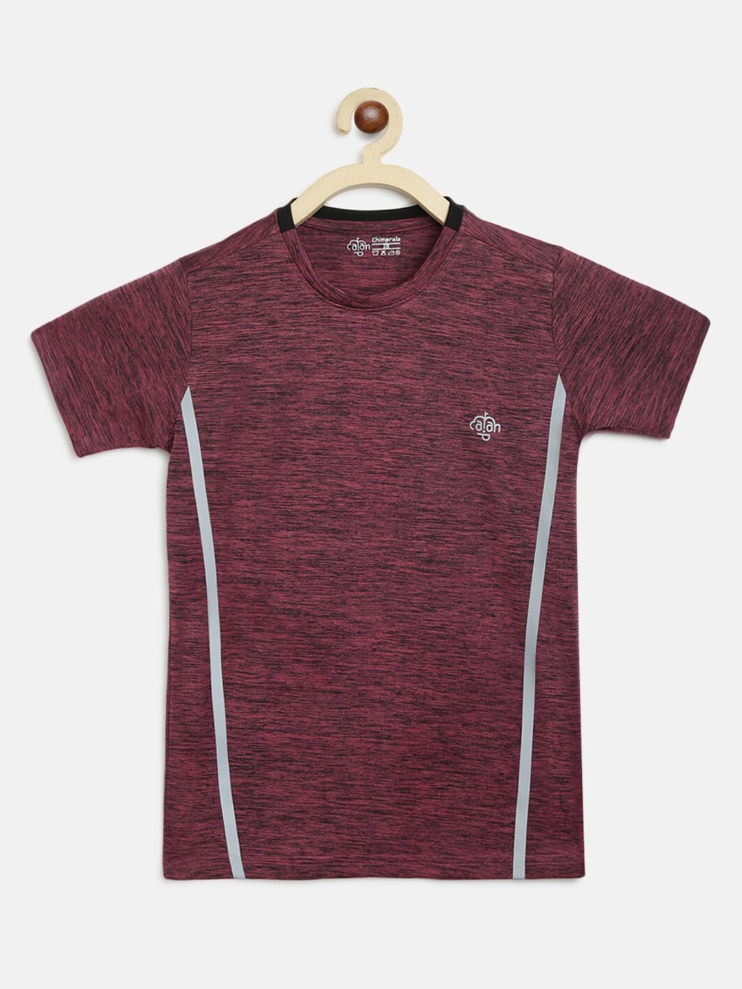 

CHIMPRALA Boys Magenta Outdoor T-shirt