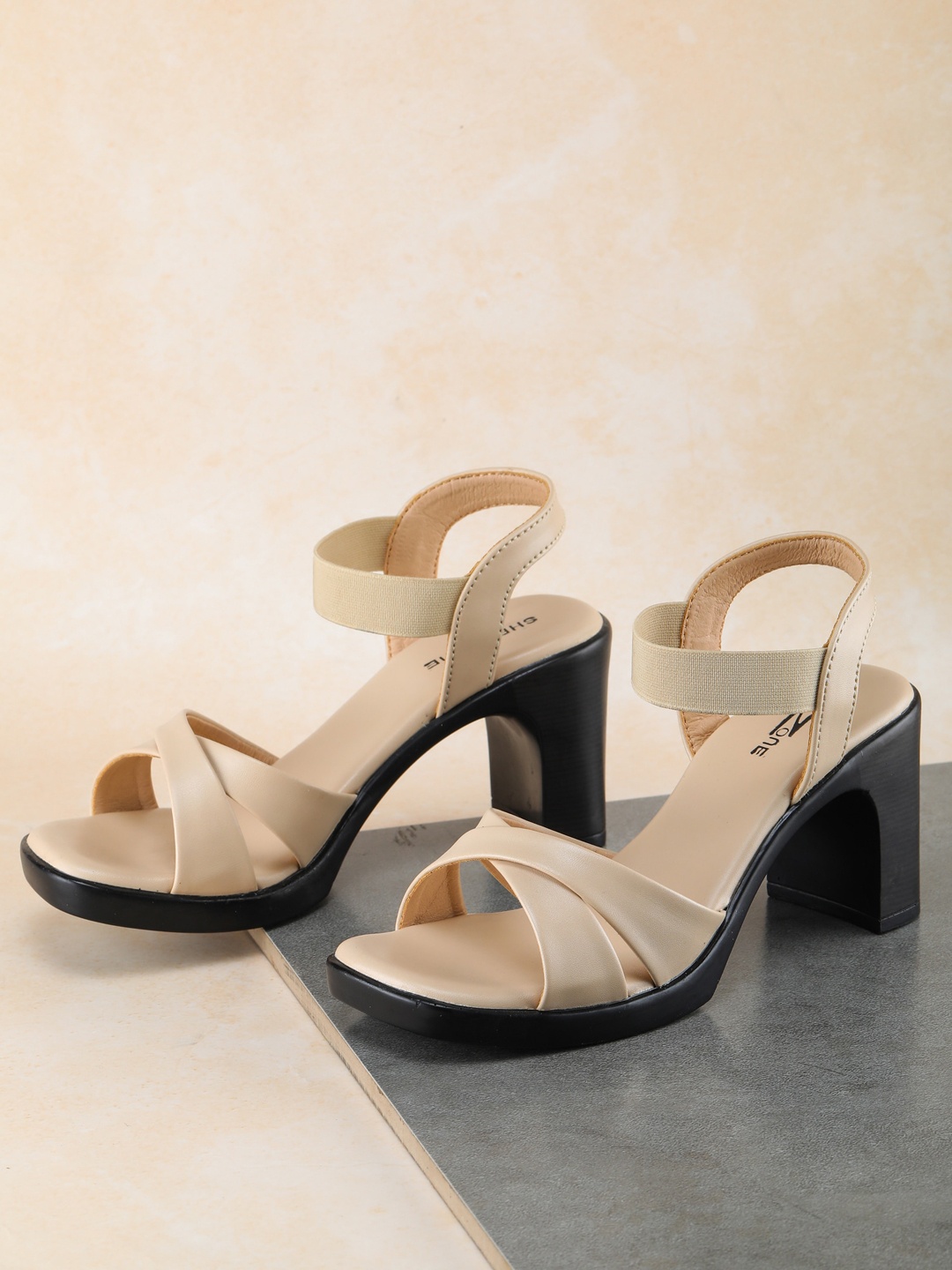 

Shezone Cream-Coloured Block Heels