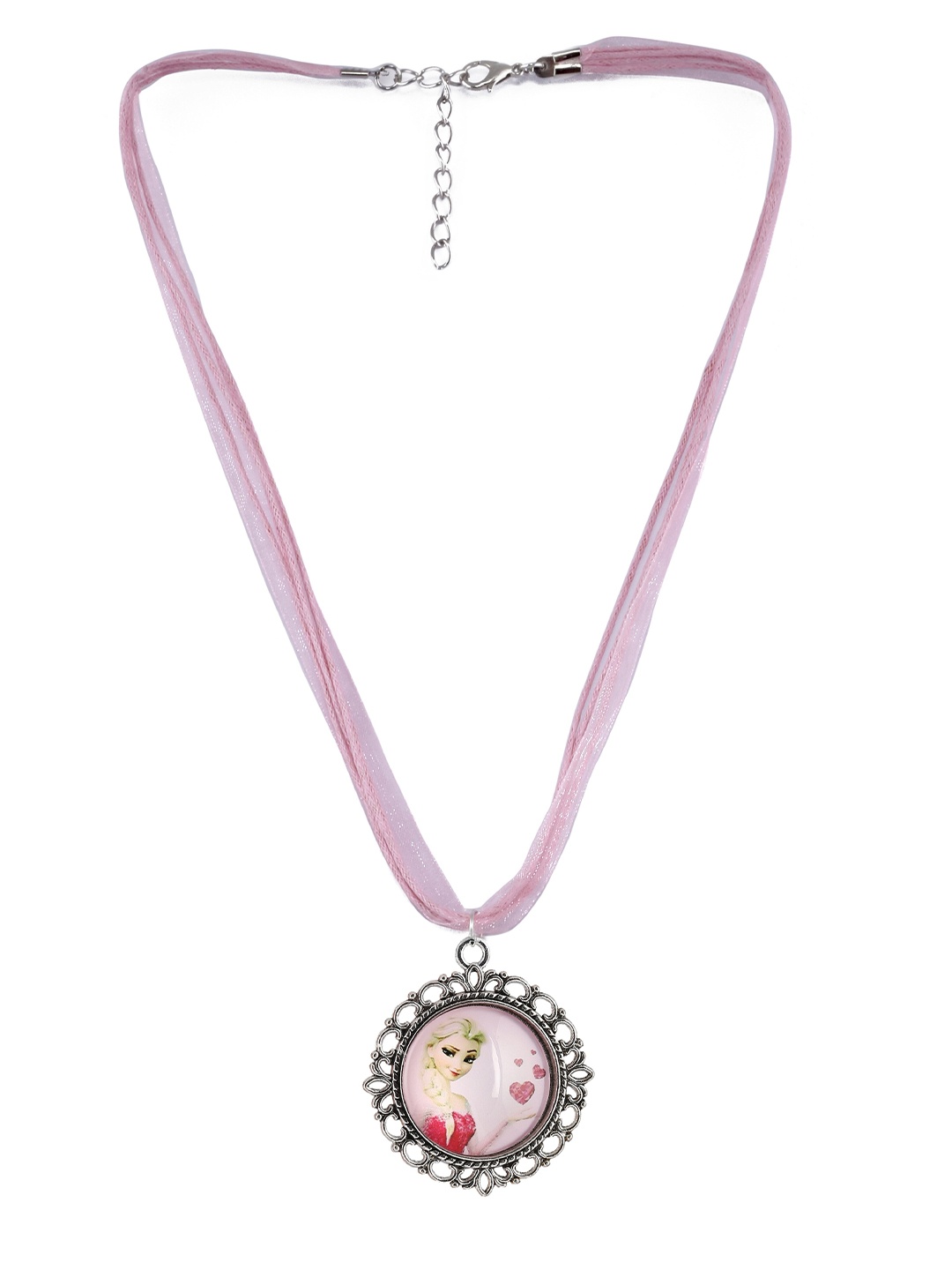 

EL REGALO Kids Girls Pink Frozen Princess Necklace