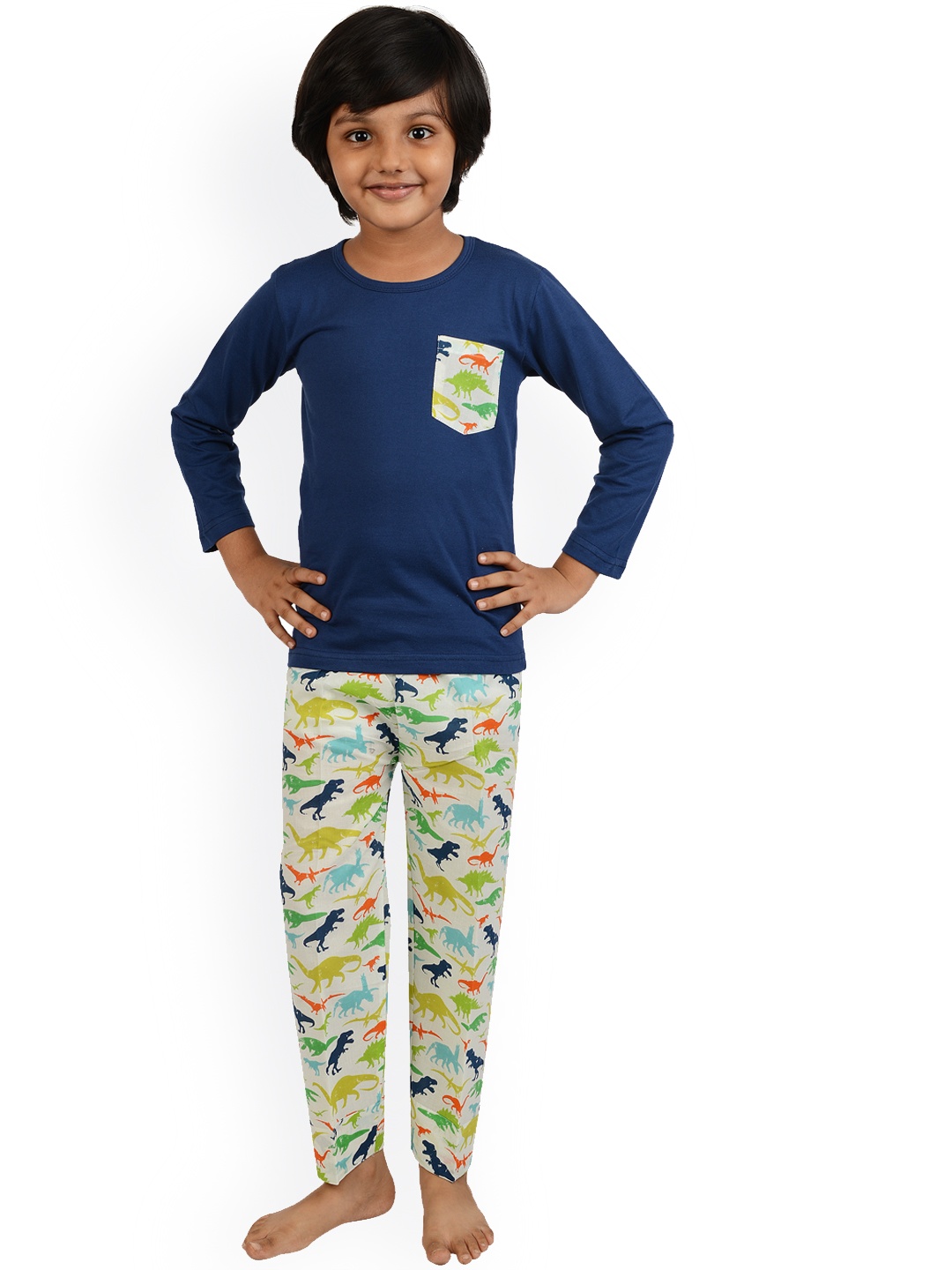 

frangipani Unisex Kids Multicoloured Night suit, Multi