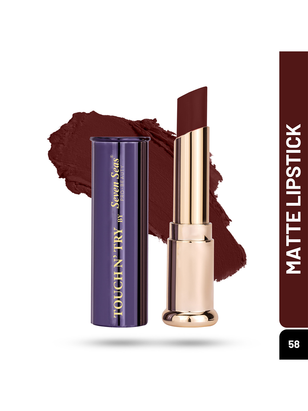 

Seven Seas Brown Touch N Try Lip Matte Lipstick -Buccaneer