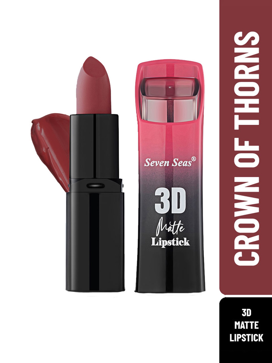 

Seven Seas 3D Matte Lipstick Full Coverage - Crown OF Thorns, Peach