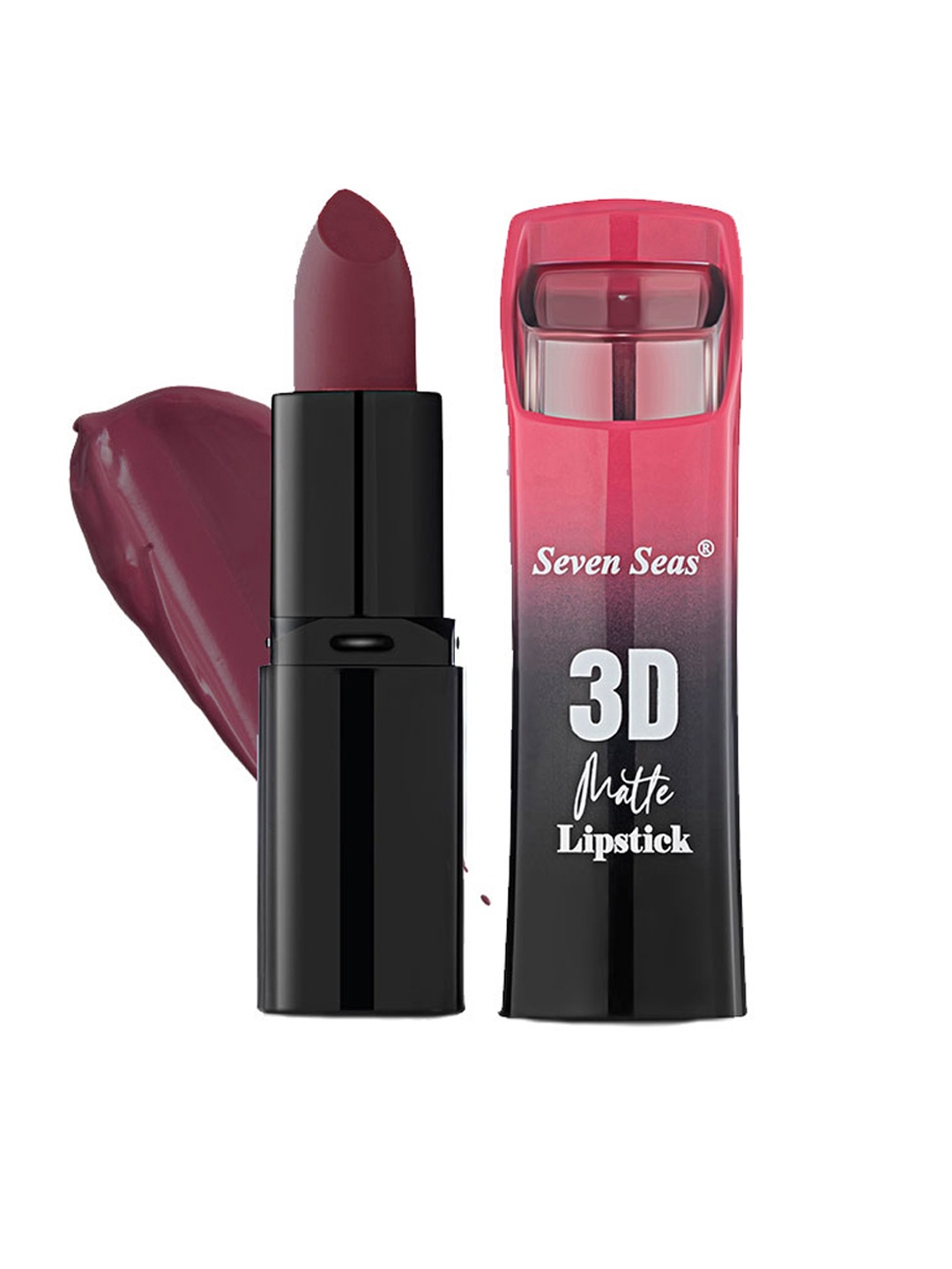 

Seven Seas Full Coverage 3D Matte Lipstick, 3.8g - Chestnut Rose 2, Peach