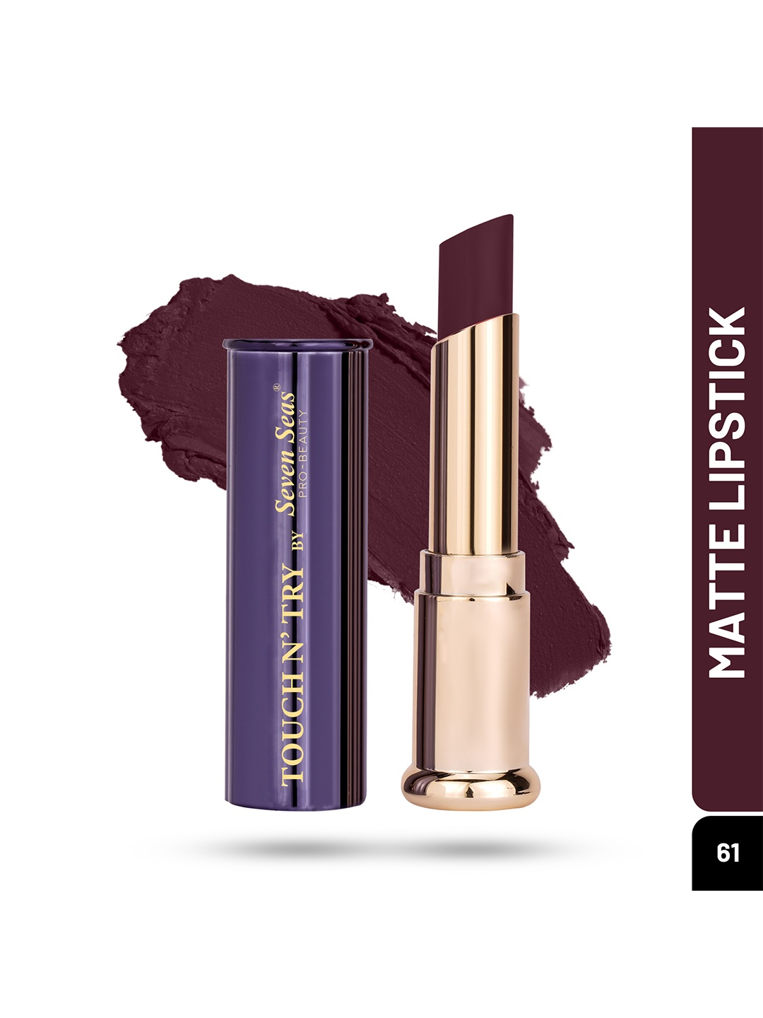 

Seven Seas Touch N Try Lip Matte Lipstick 3.8 g, Coffee brown
