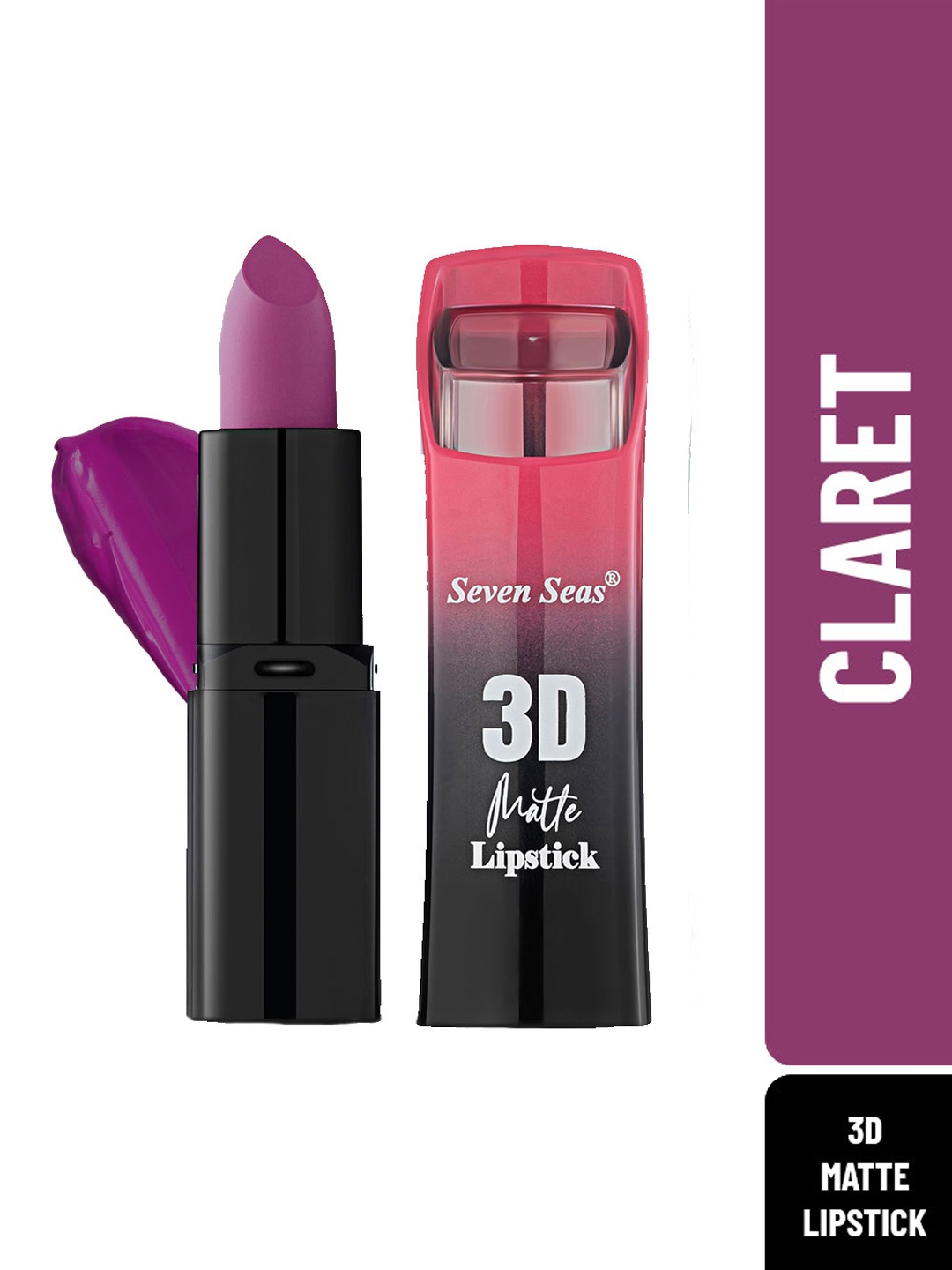 

Seven Seas Purple Claret 3D Matte Full Coverage Lipstick