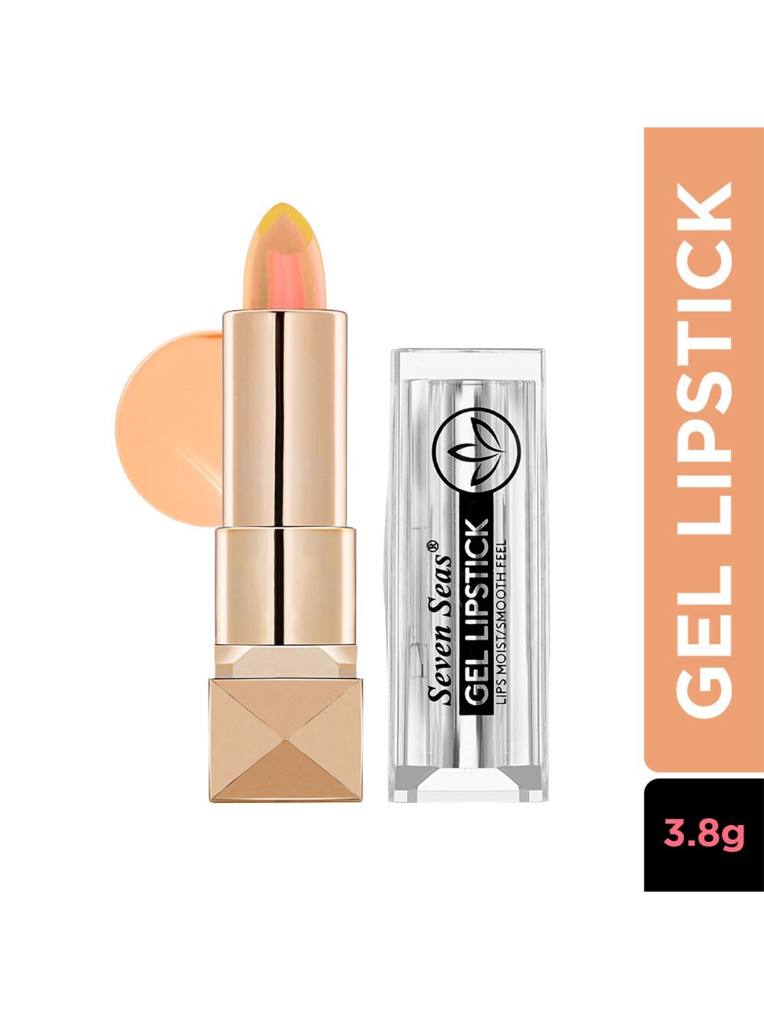 

Seven Seas Glossy Gel Lipstick, Yellow