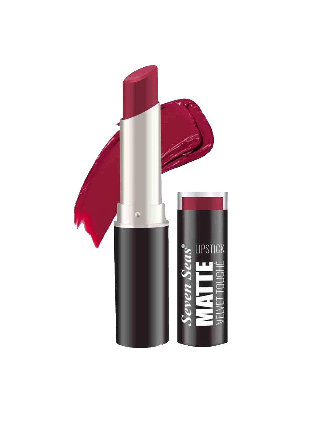 

Seven Seas Matte With You Paraben Free Bullet Lipstick : Burgundy