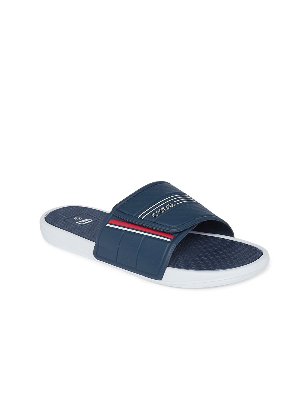 

Ajile by Pantaloons Men Navy Blue Rubber Sliders