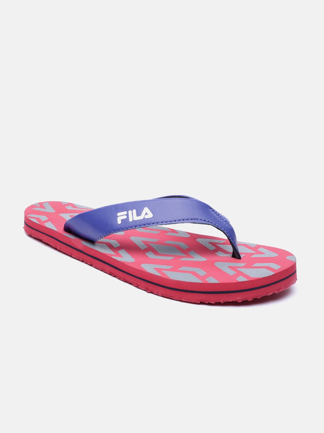 

FILA Men Red & Grey Printed Room Slippers