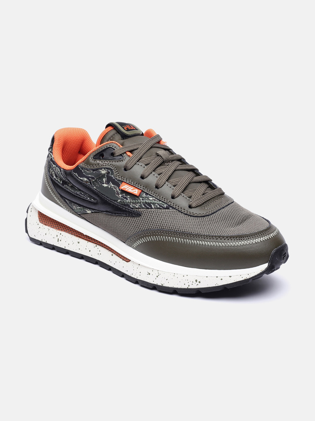 

FILA Men Grey Printed ORG RENNO Shoe 6 Regular Sneakers