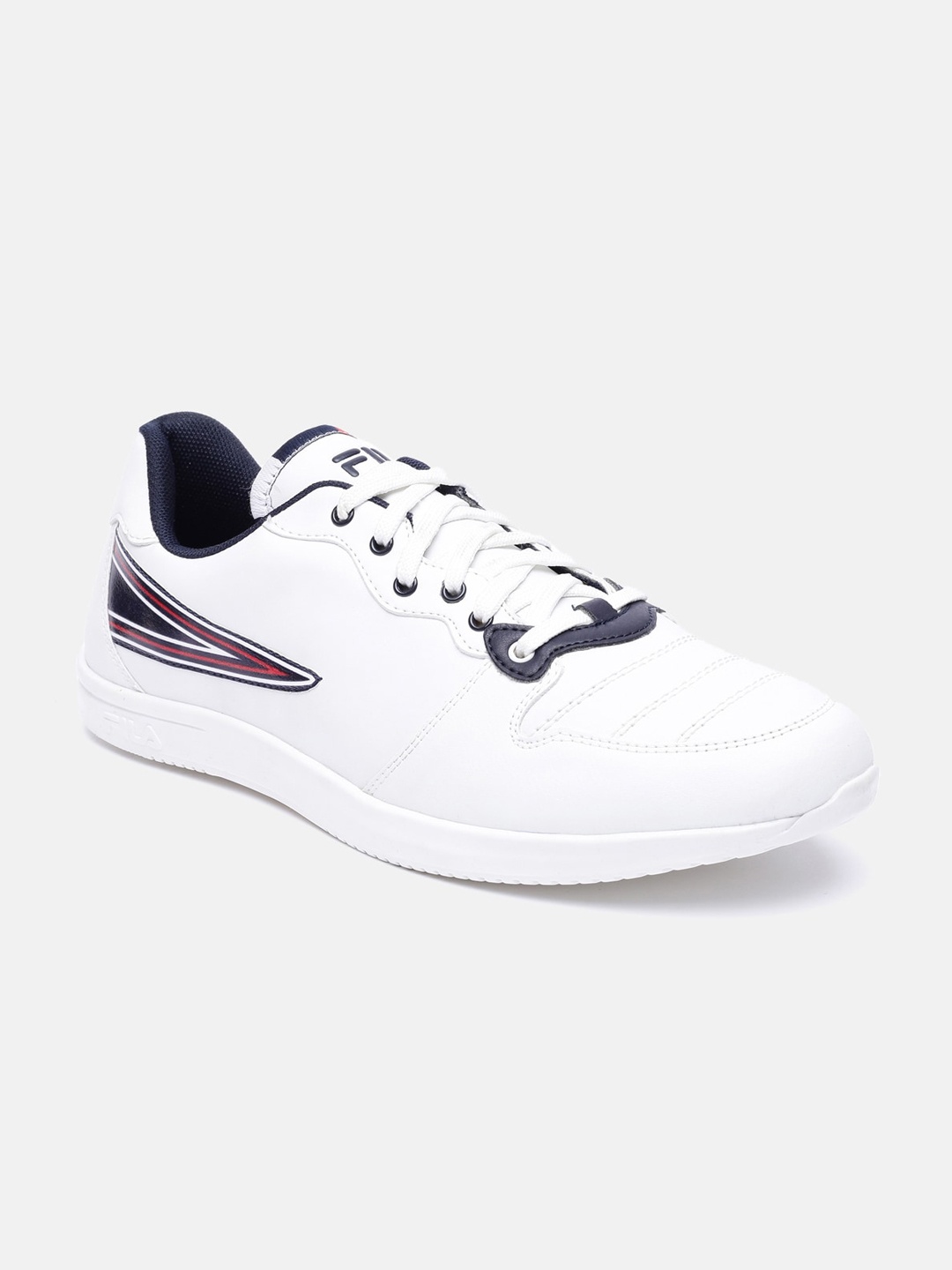 

FILA Men White Colourblocked PU Sneakers
