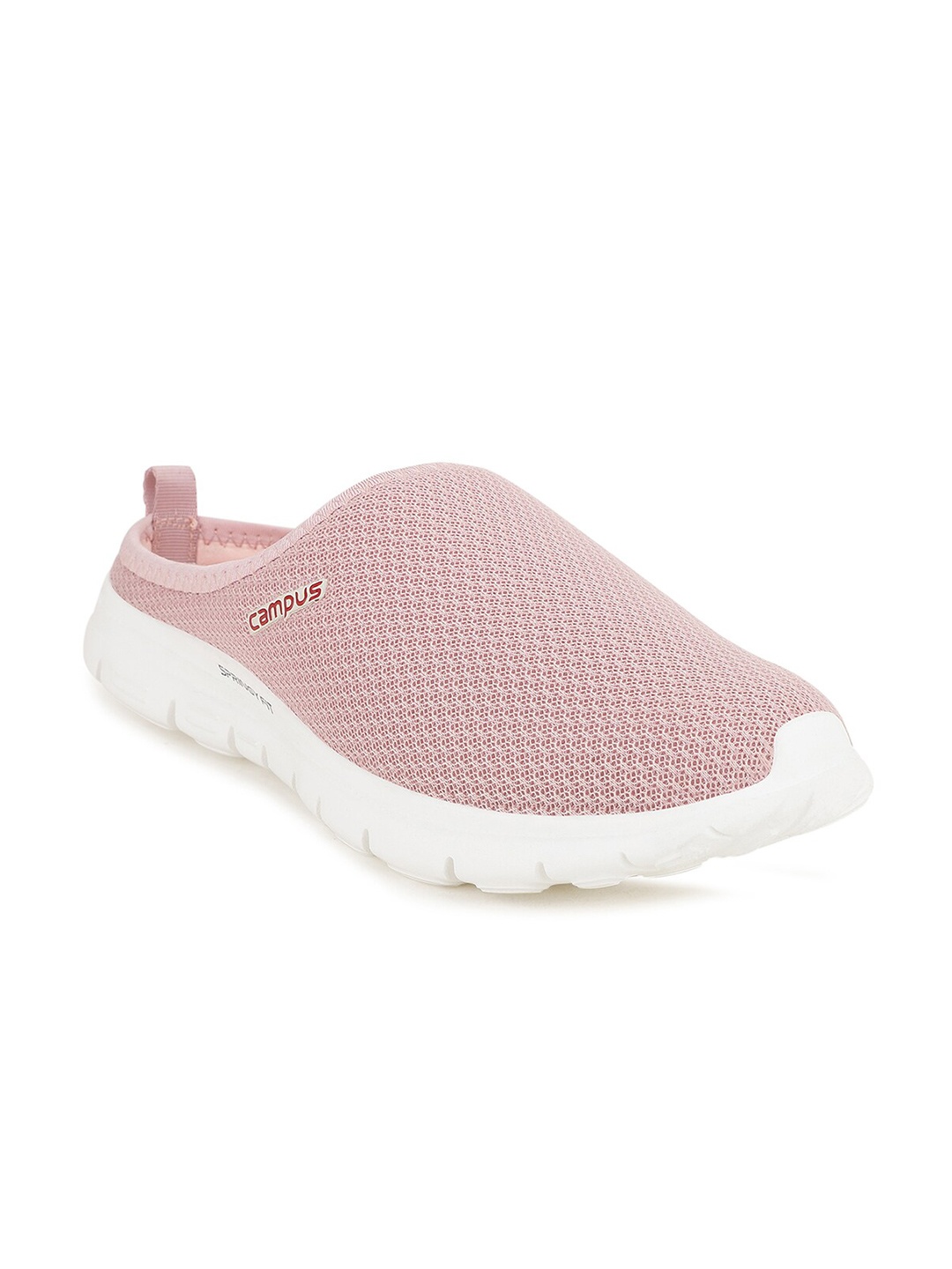 

Campus Women Peach-Coloured Mesh Walking Shoes