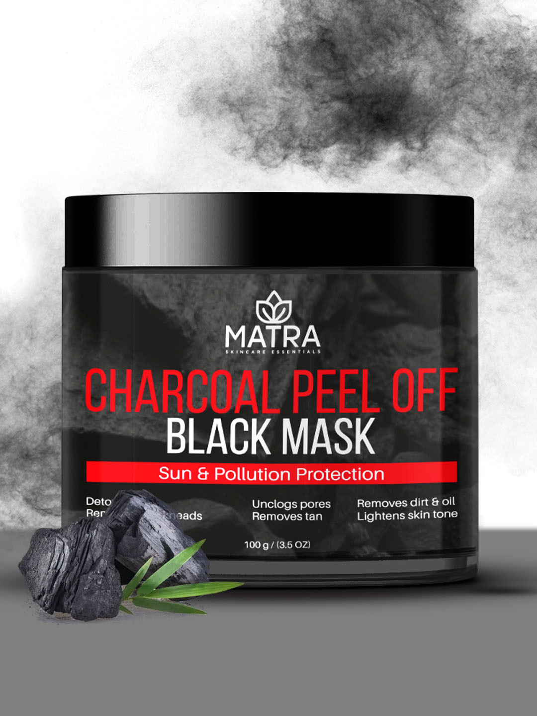 

MATRA Sun & Pollution Protection Charcoal Peel Off Black Mask - 100 g