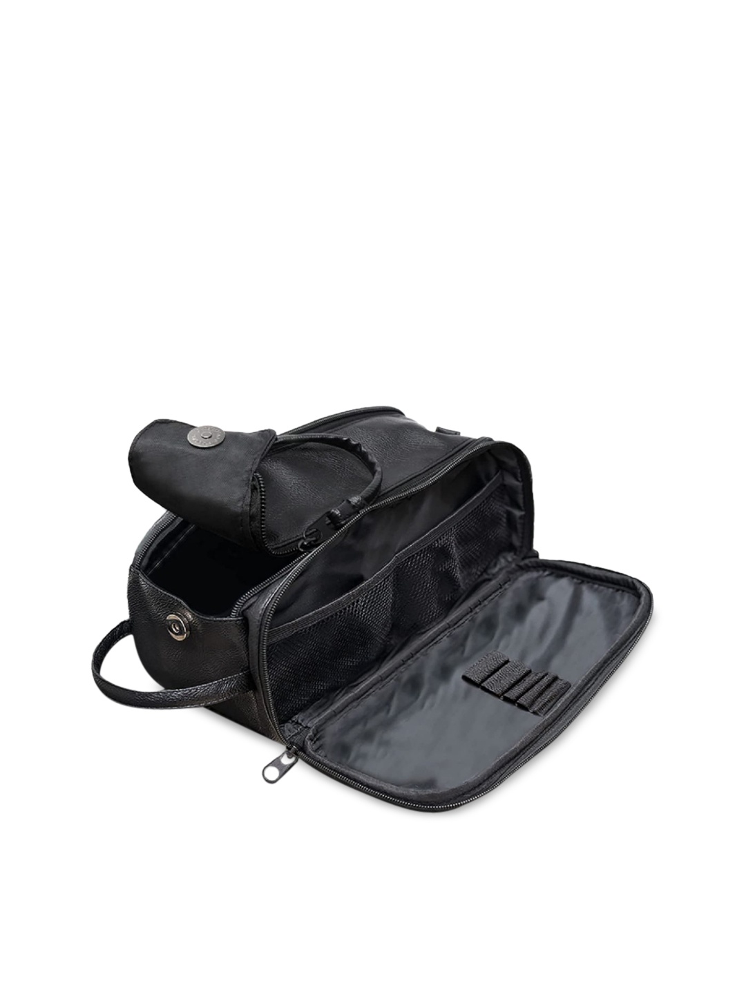 

CONTACTS Unisex Black Toiletry Bag
