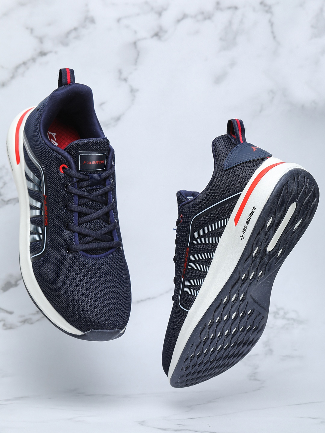 

ABROS Men Anthony Hyperfuse Running Shoes, Navy blue