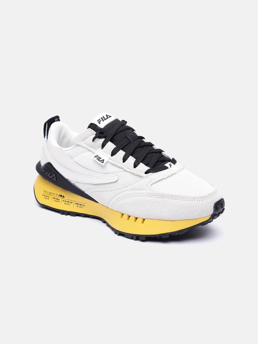 

FILA Women White Solid Sneakers