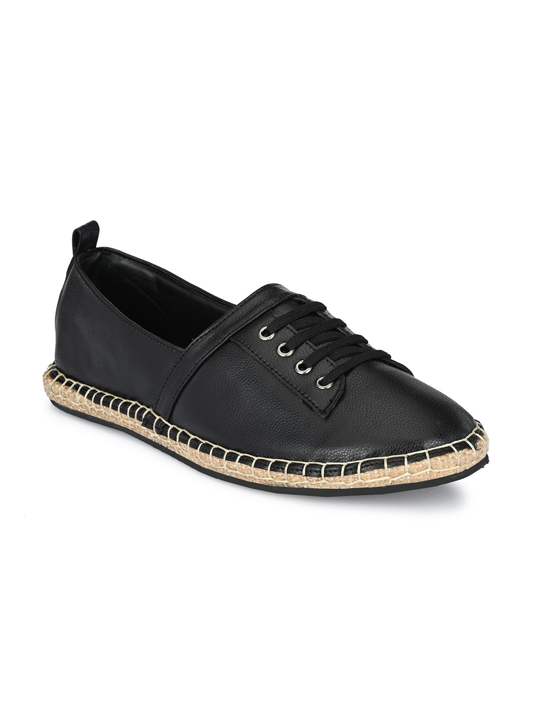 

KLEAT Men Black Lightweight Espadrilles